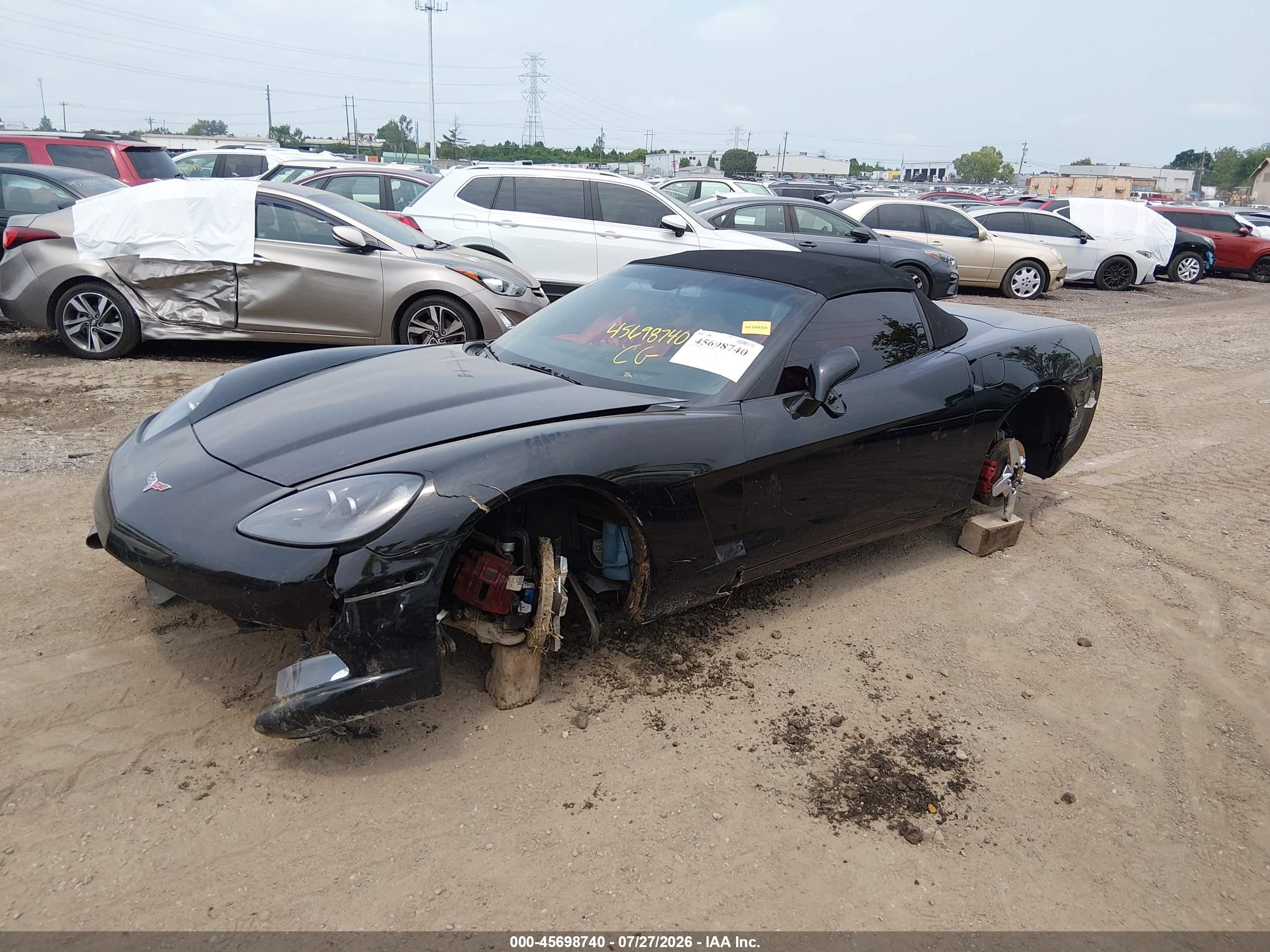 2007 Chevrolet Corvette   Black vin: 1G1YY36UX75105612