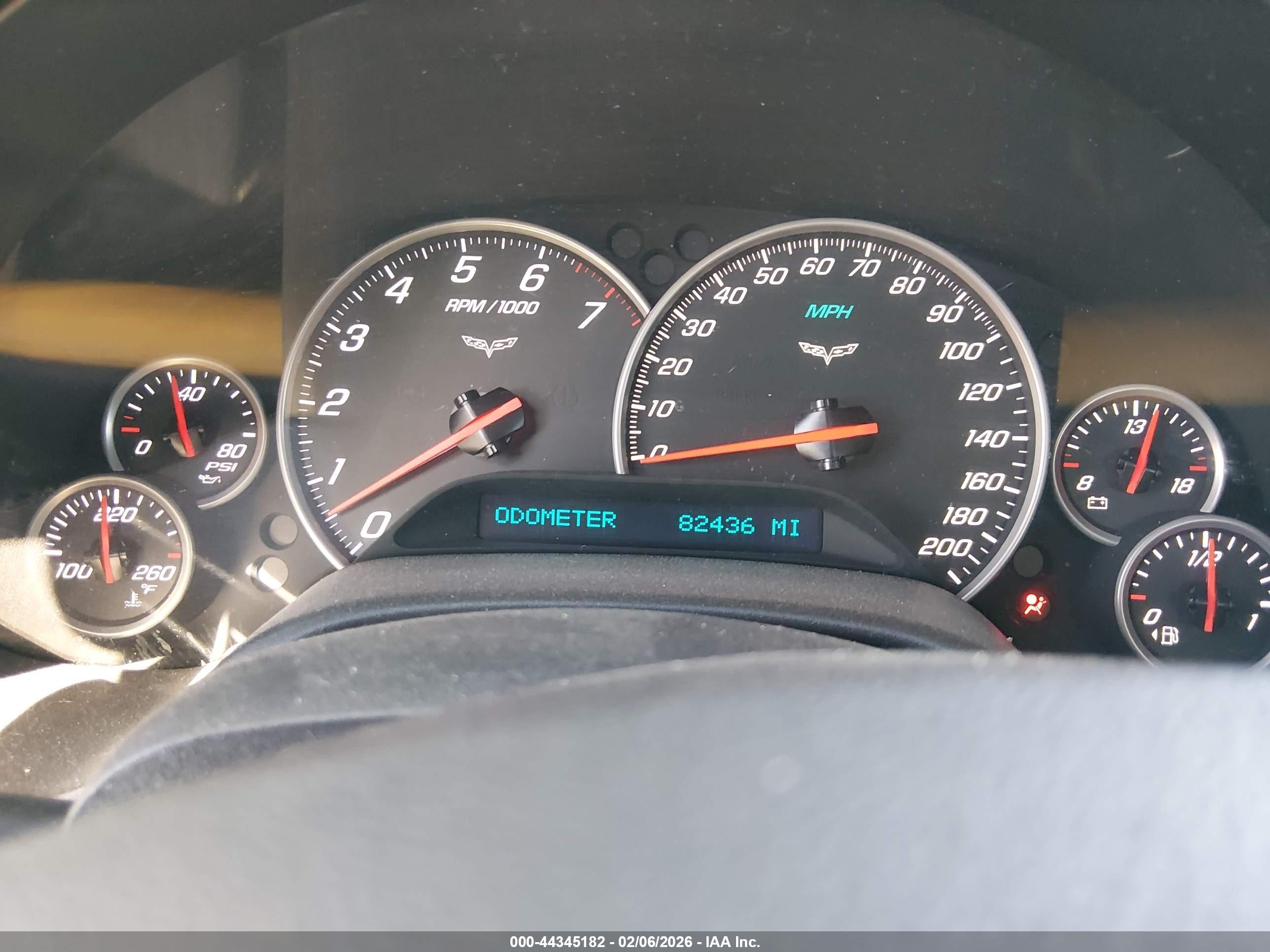 2008 Chevrolet Corvette Yellow vin: 1G1YY36W285114114