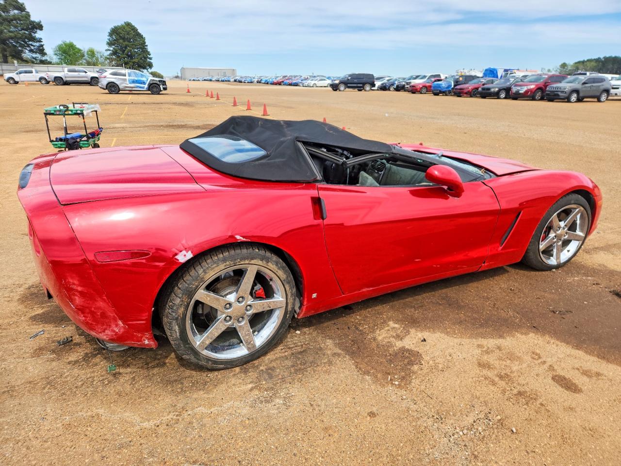 2008 Chevrolet Corvette Red vin: 1G1YY36W385115594