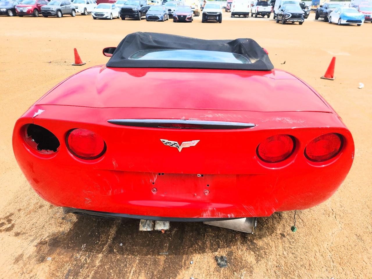 2008 Chevrolet Corvette Red vin: 1G1YY36W385115594