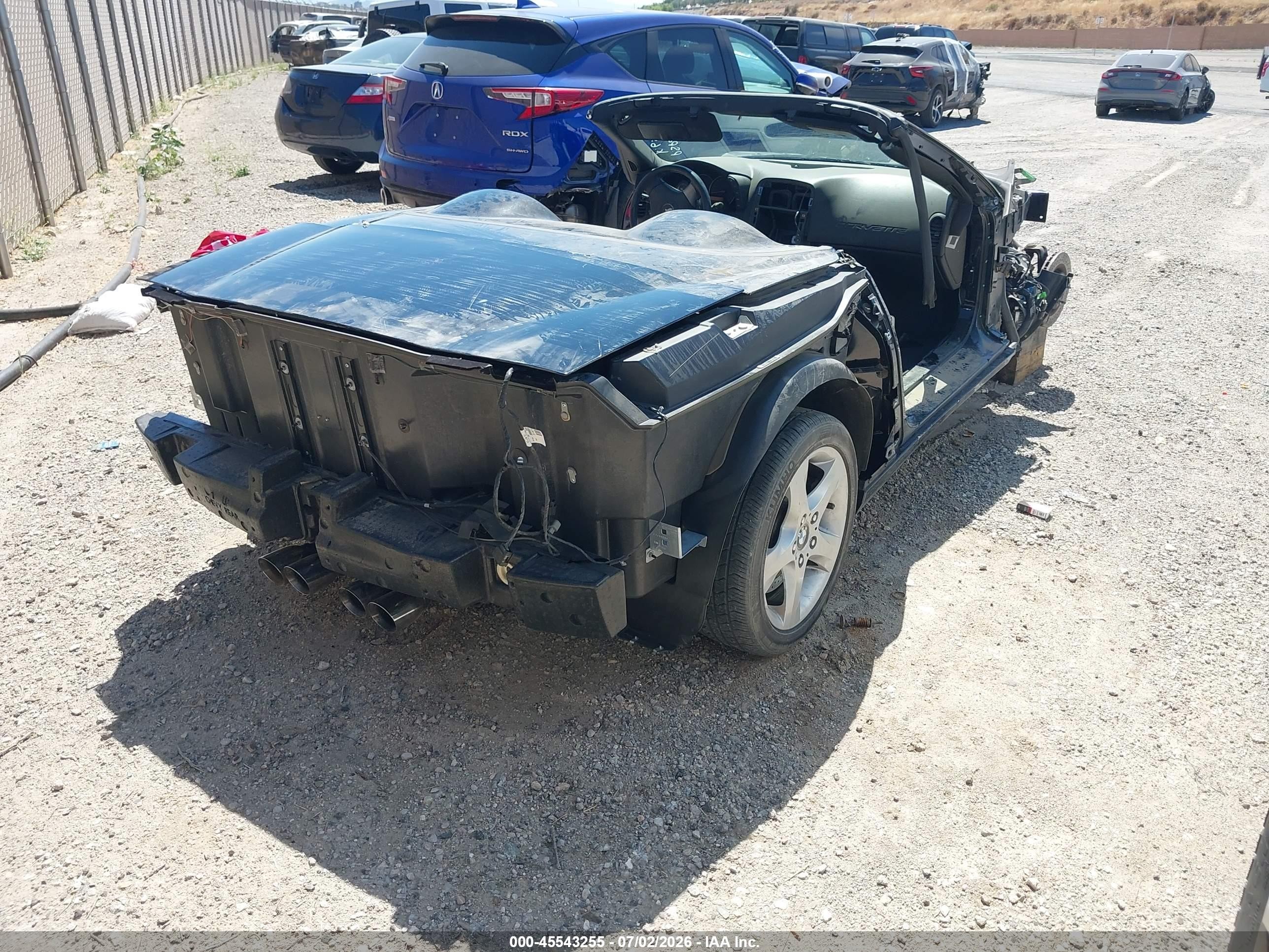 2008 Chevrolet Corvette   Black vin: 1G1YY36W885101075