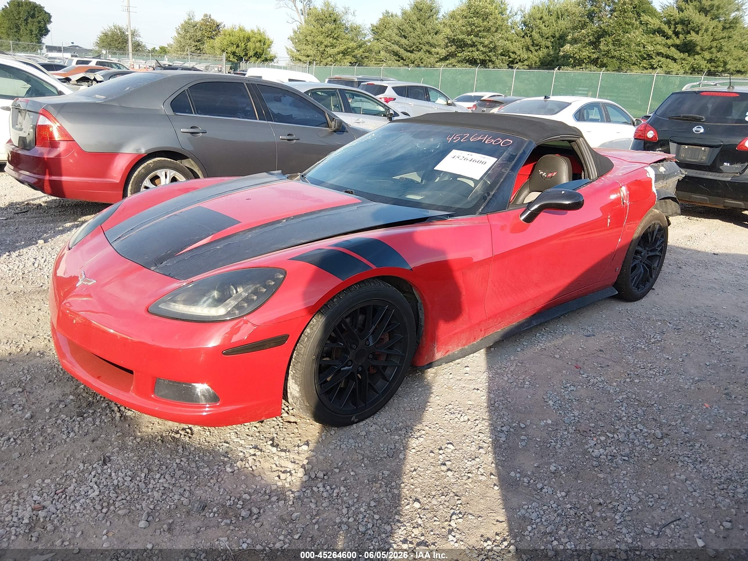 2008 Chevrolet Corvette   Red vin: 1G1YY36W985106110