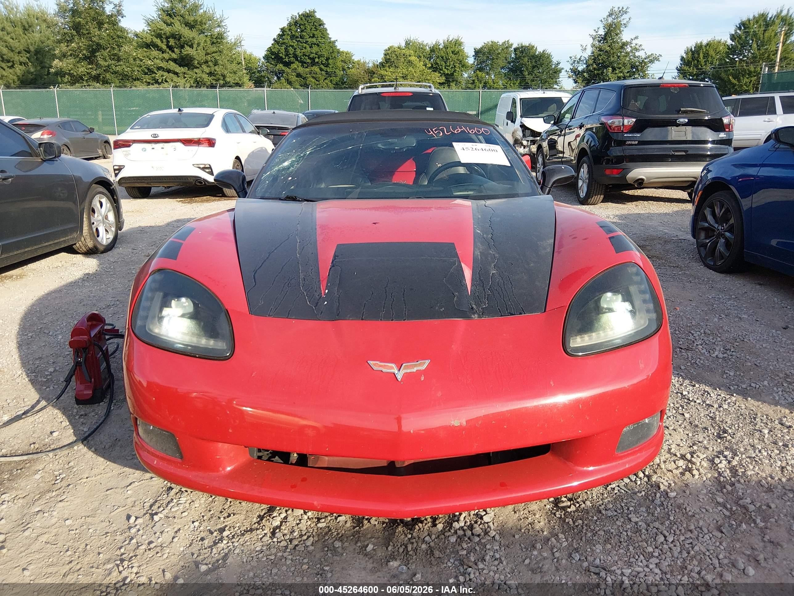 2008 Chevrolet Corvette   Red vin: 1G1YY36W985106110