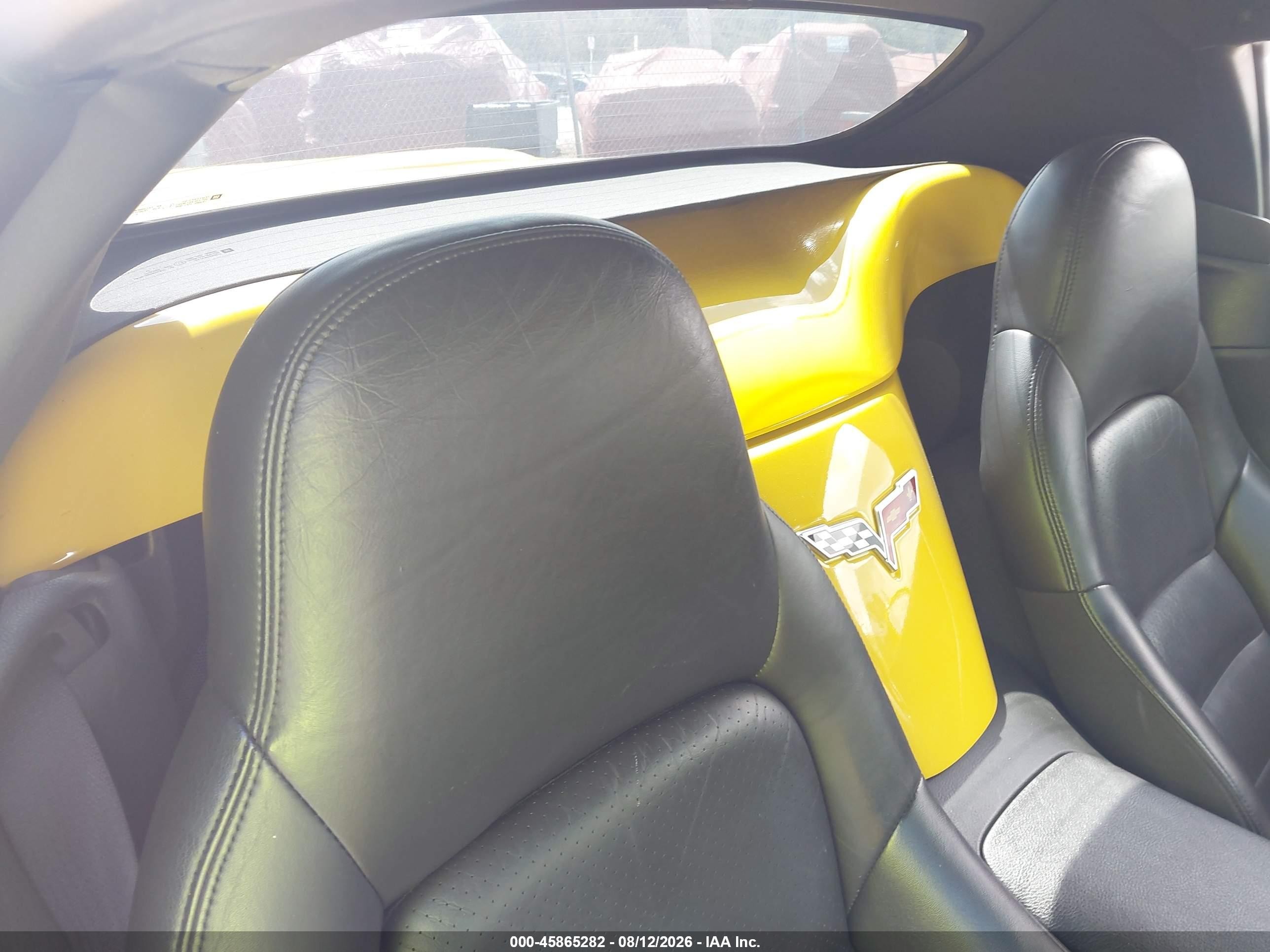 2009 Chevrolet Corvette   Yellow vin: 1G1YY36W995200053