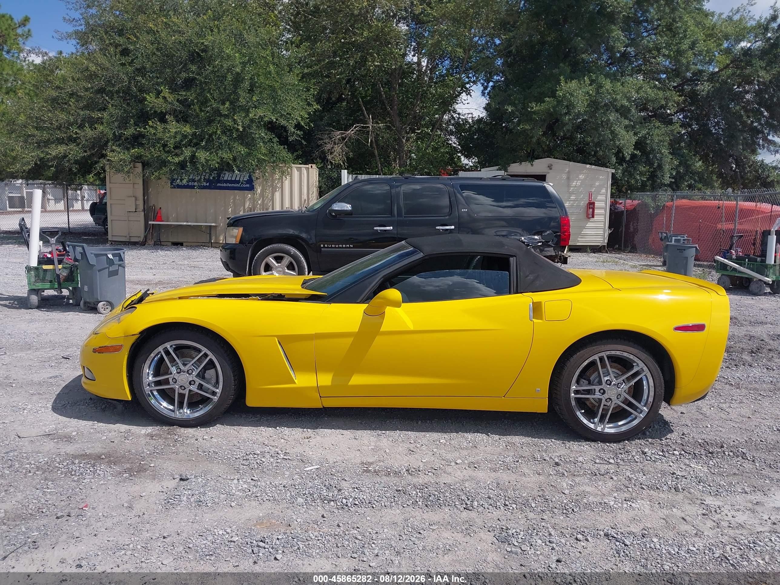 2009 Chevrolet Corvette   Yellow vin: 1G1YY36W995200053