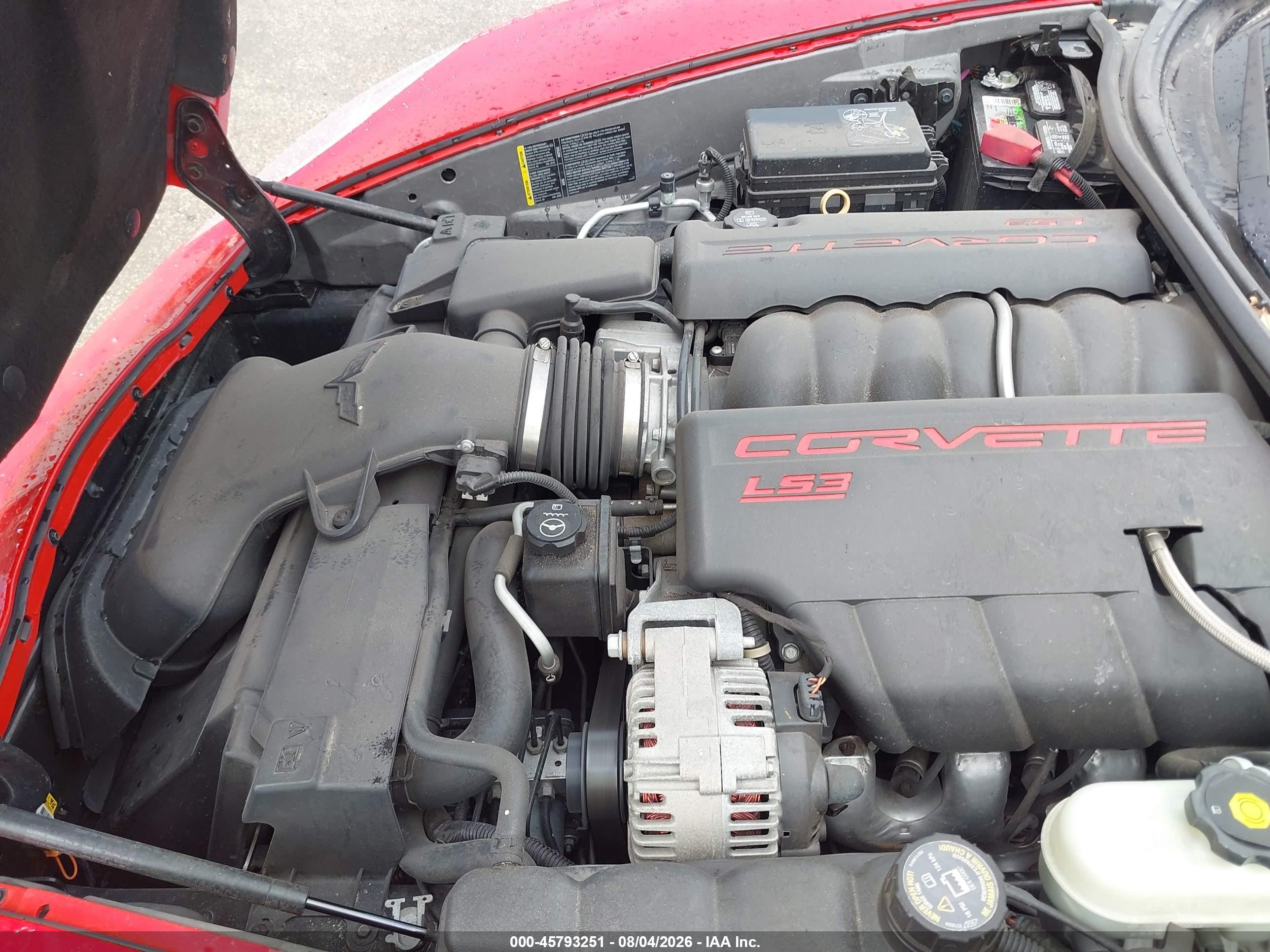 2009 Chevrolet Corvette   Red vin: 1G1YY36WX95110491