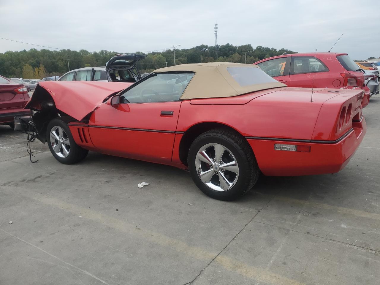 1986 Chevrolet Corvette Red vin: 1G1YY6780G5901028