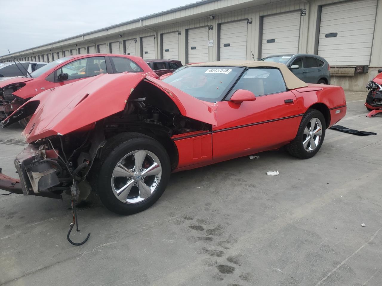1986 Chevrolet Corvette Red vin: 1G1YY6780G5901028