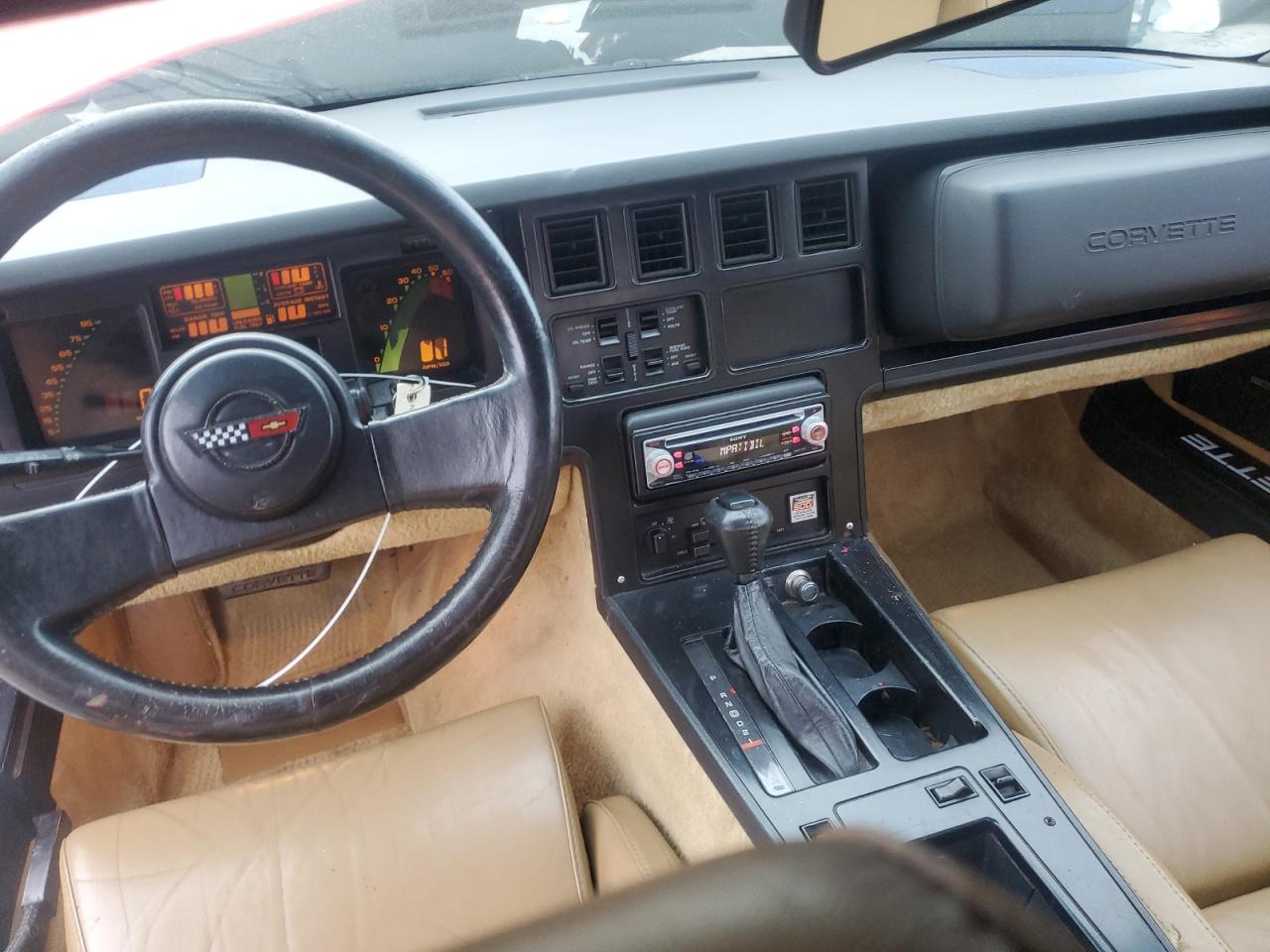 1986 Chevrolet Corvette Red vin: 1G1YY6780G5901028