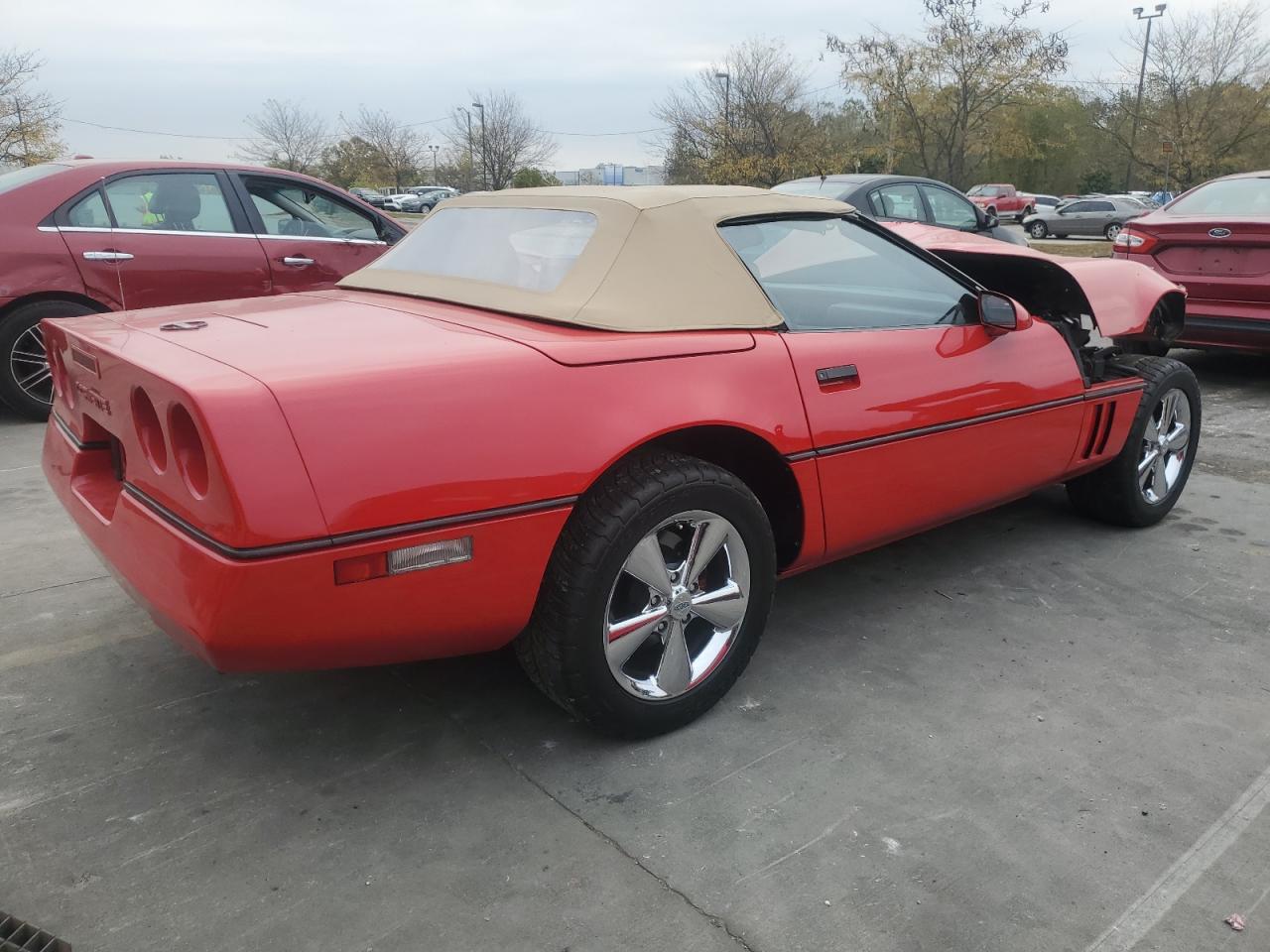 1986 Chevrolet Corvette Red vin: 1G1YY6780G5901028