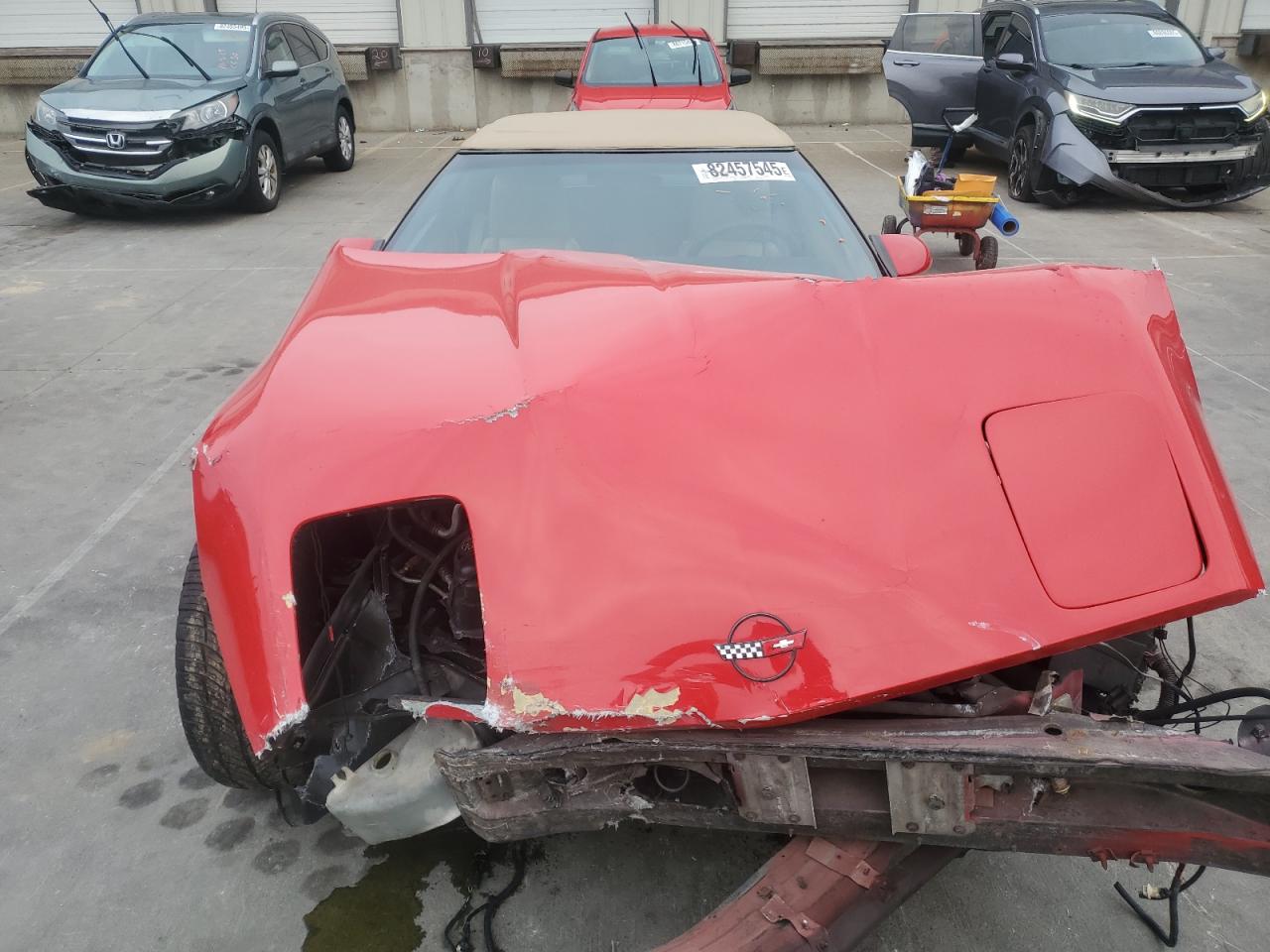 1986 Chevrolet Corvette Red vin: 1G1YY6780G5901028