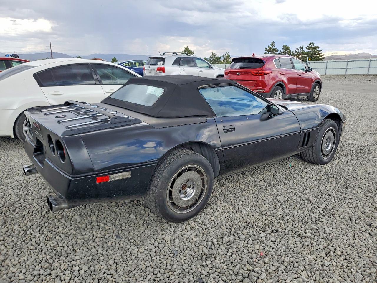 1986 Chevrolet Corvette Black vin: 1G1YY6780G5902275