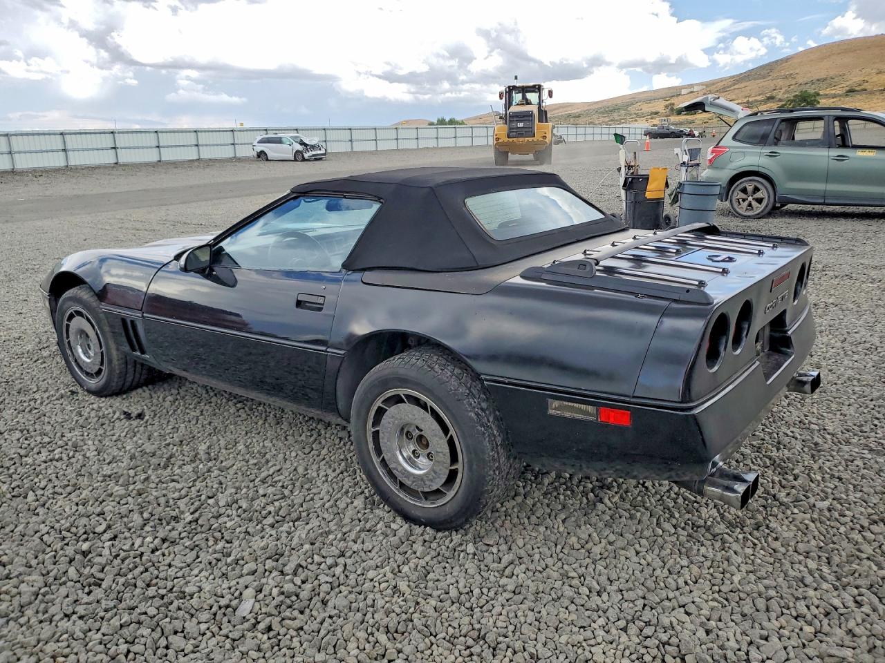 1986 Chevrolet Corvette Black vin: 1G1YY6780G5902275