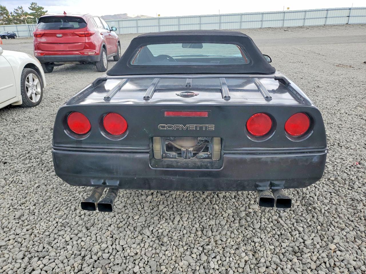 1986 Chevrolet Corvette Black vin: 1G1YY6780G5902275