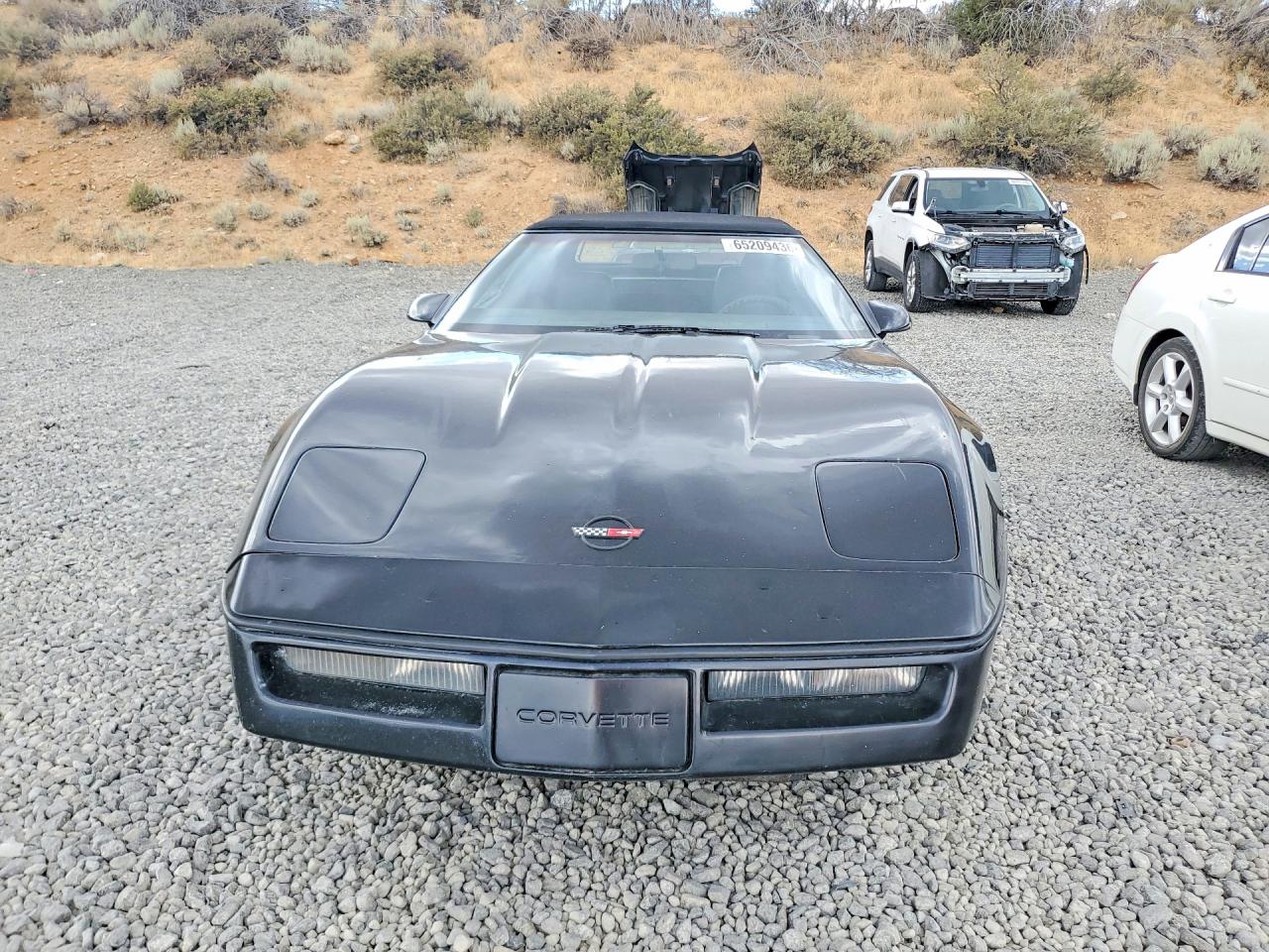 1986 Chevrolet Corvette Black vin: 1G1YY6780G5902275