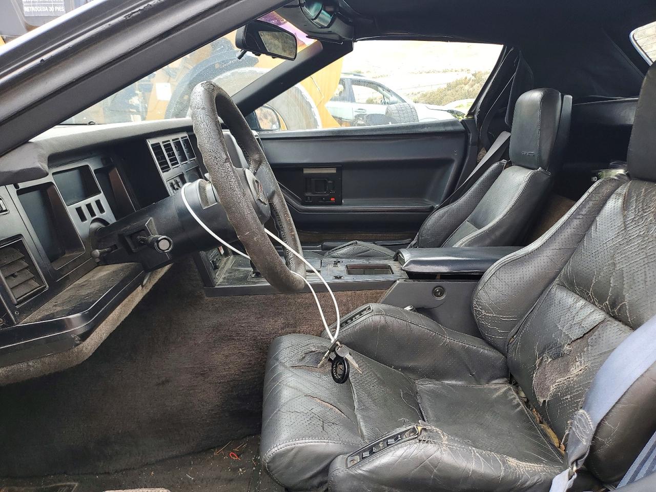 1986 Chevrolet Corvette Black vin: 1G1YY6780G5902275