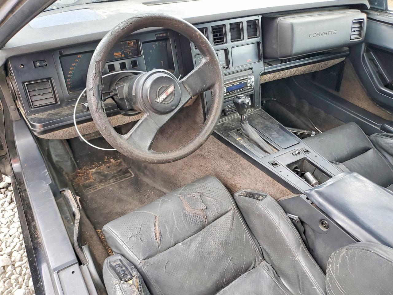 1986 Chevrolet Corvette Black vin: 1G1YY6780G5902275