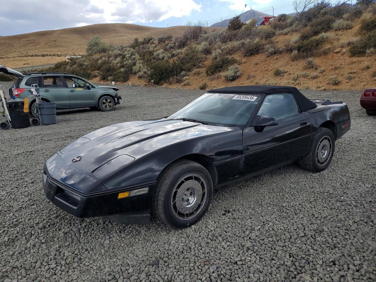 1986 Chevrolet Corvette Black vin: 1G1YY6780G5902275