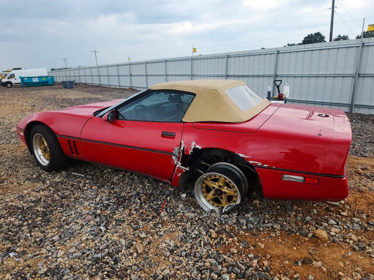 1986 Chevrolet Corvette Red vin: 1G1YY6782G5906909