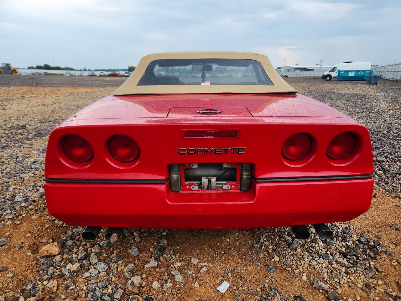 1986 Chevrolet Corvette Red vin: 1G1YY6782G5906909