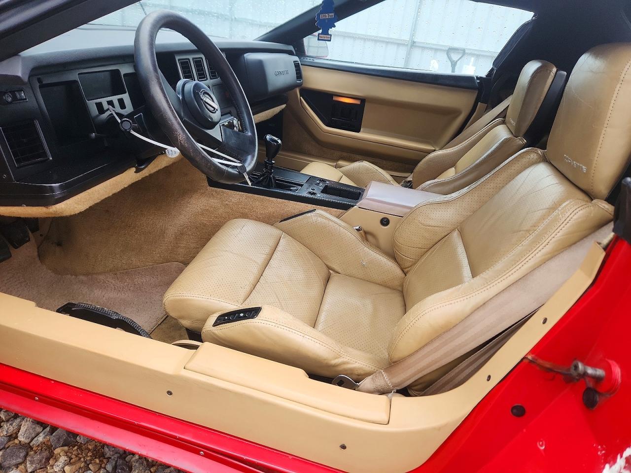 1986 Chevrolet Corvette Red vin: 1G1YY6782G5906909