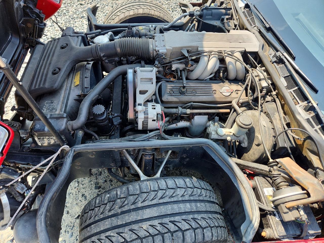 1986 Chevrolet Corvette Red vin: 1G1YY6784G5905325