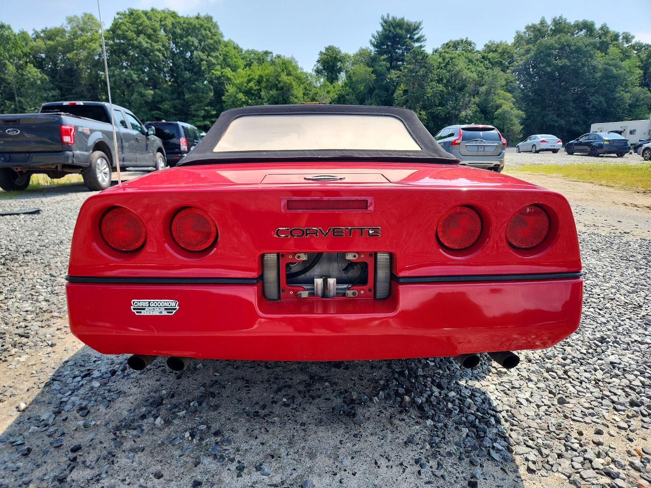 1986 Chevrolet Corvette Red vin: 1G1YY6784G5905325