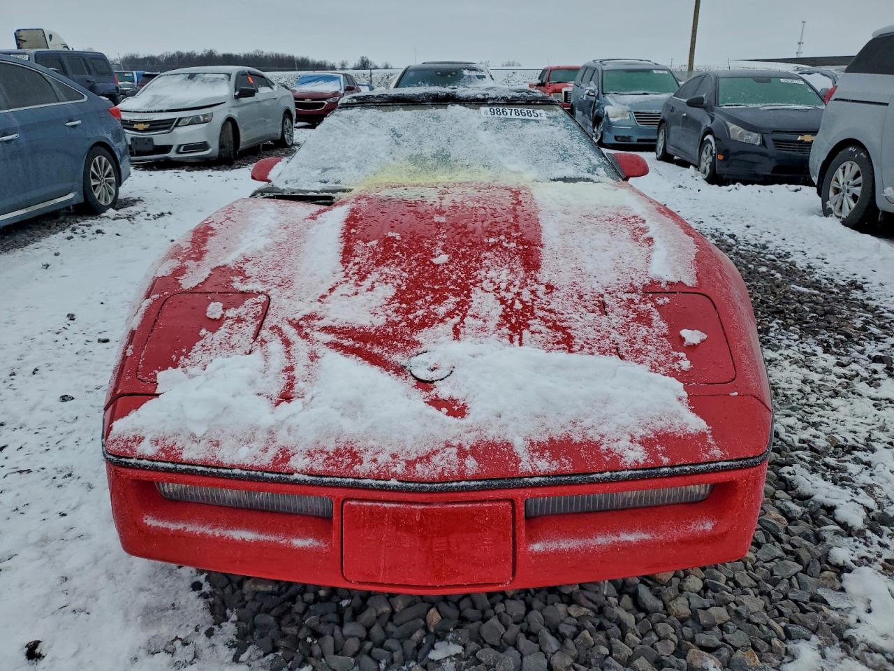 1986 Chevrolet Corvette Красный vin: 1G1YY6786G5901535