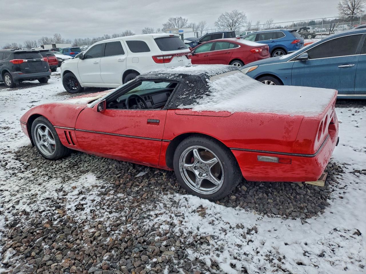 1986 Chevrolet Corvette Красный vin: 1G1YY6786G5901535