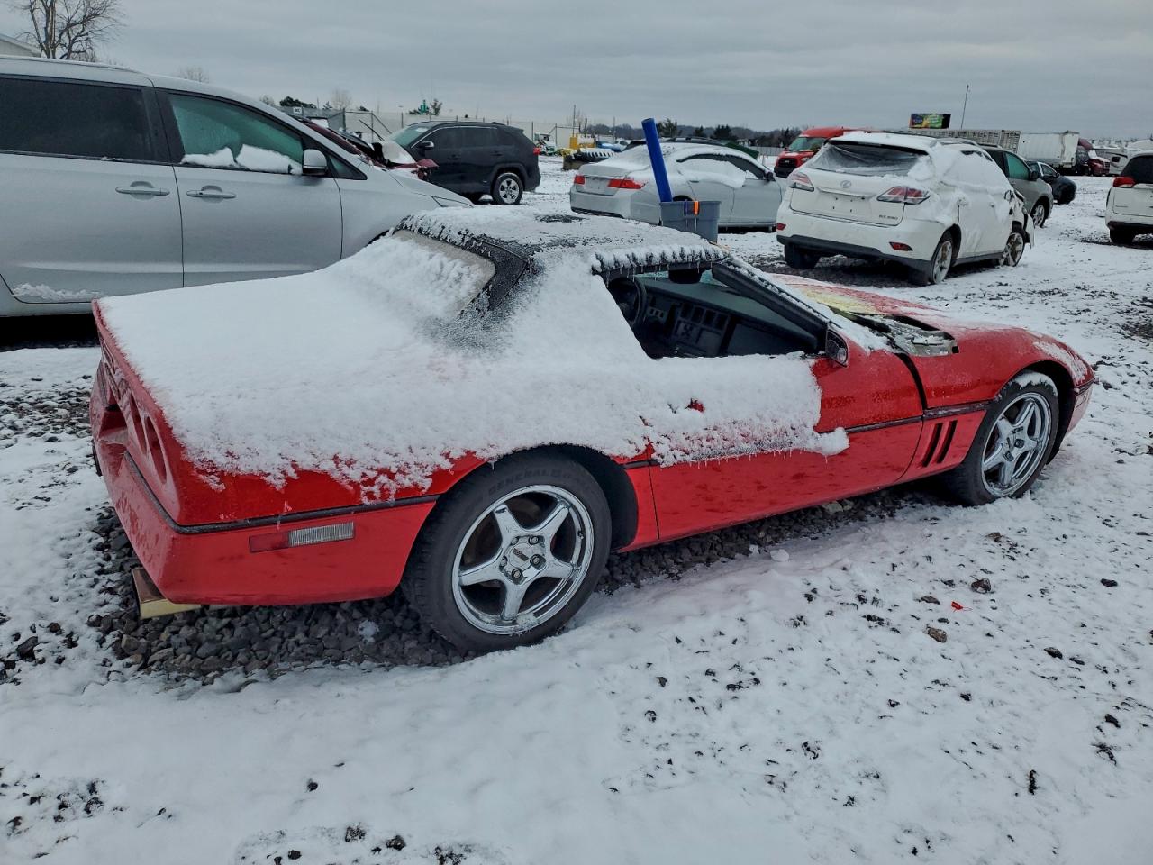 1986 Chevrolet Corvette Красный vin: 1G1YY6786G5901535