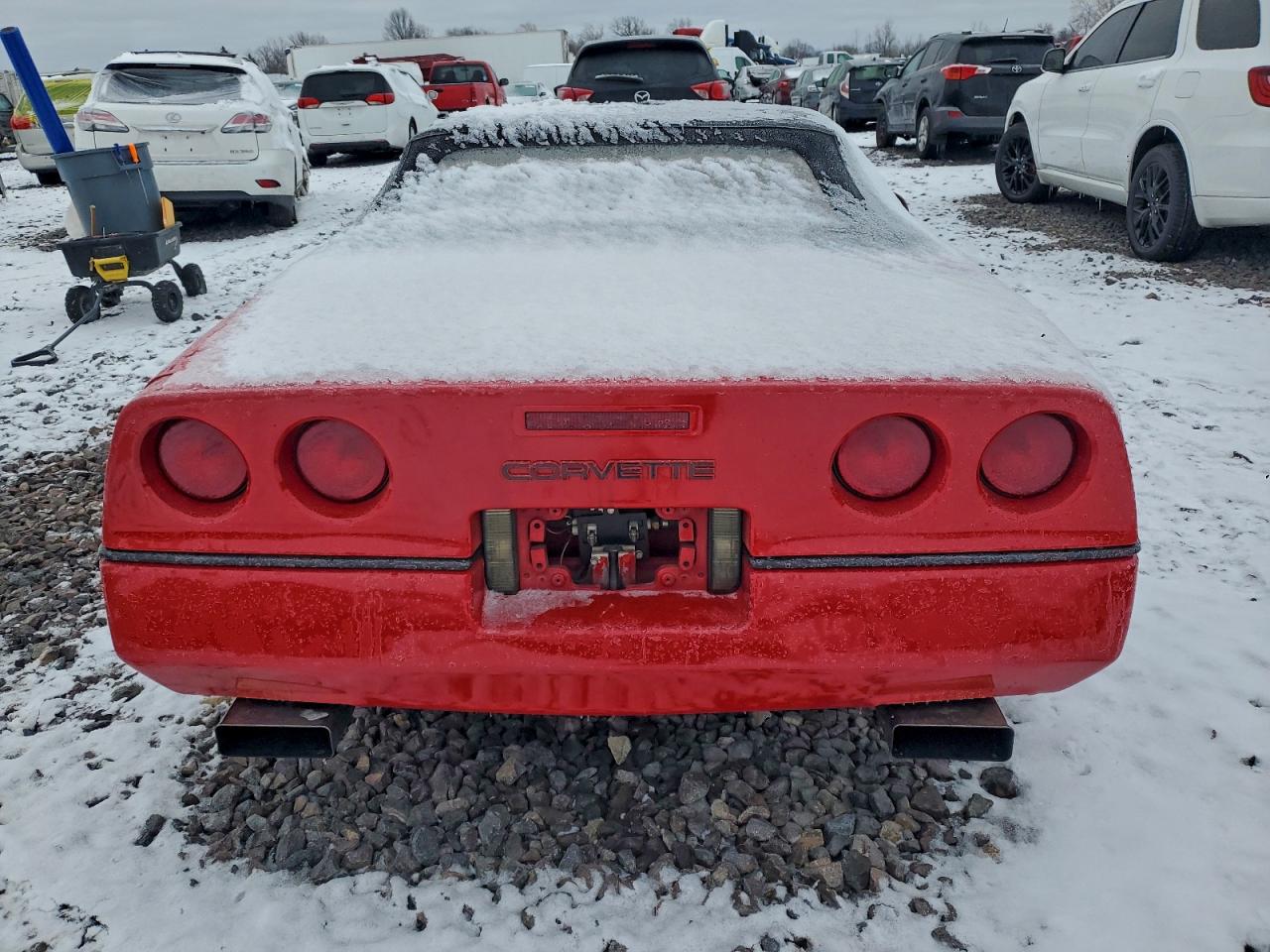 1986 Chevrolet Corvette Красный vin: 1G1YY6786G5901535
