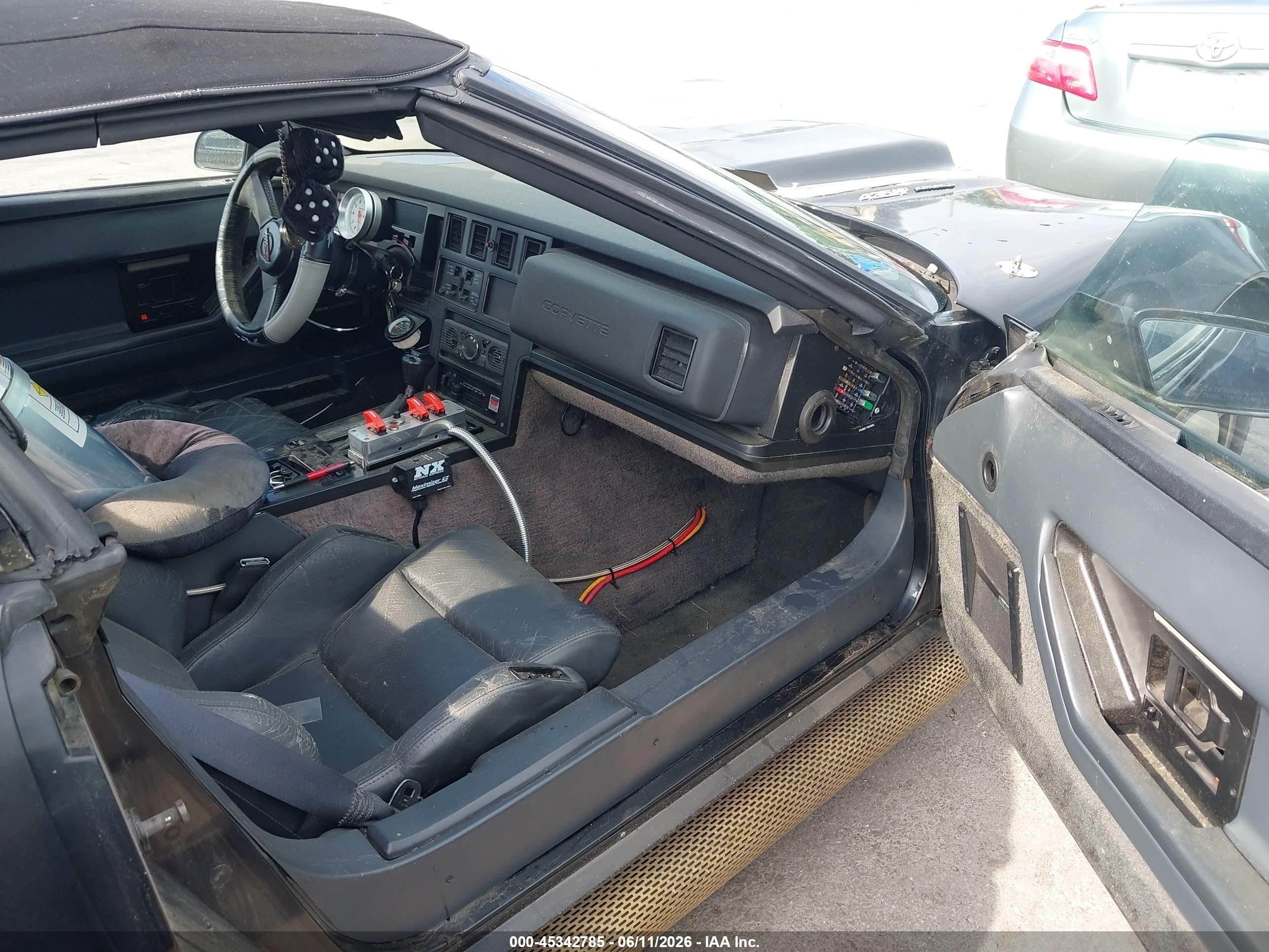 1986 Chevrolet Corvette   Черный vin: 1G1YY6786G5907030