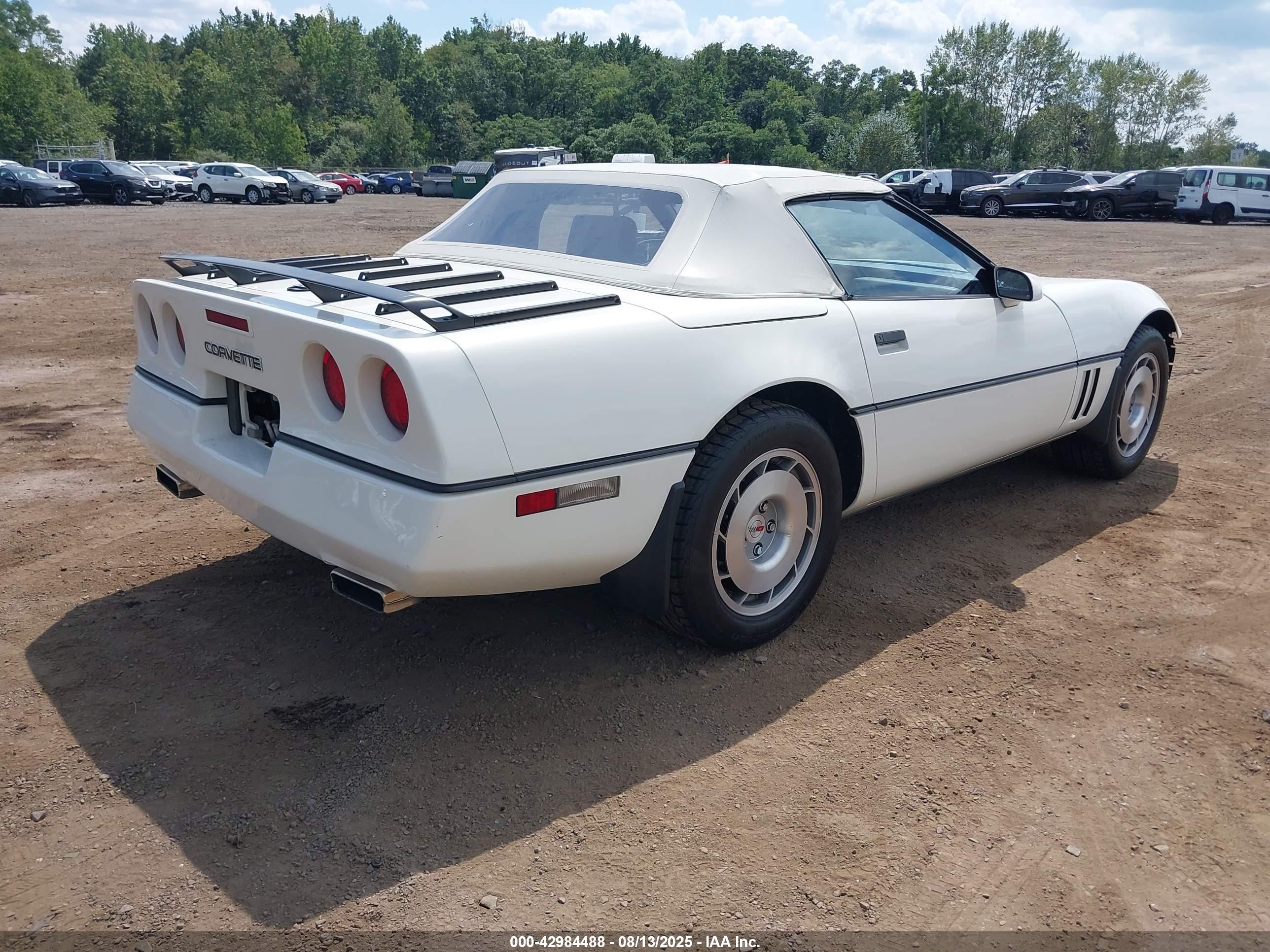 1986 Chevrolet Corvette   White vin: 1G1YY678XG5900520
