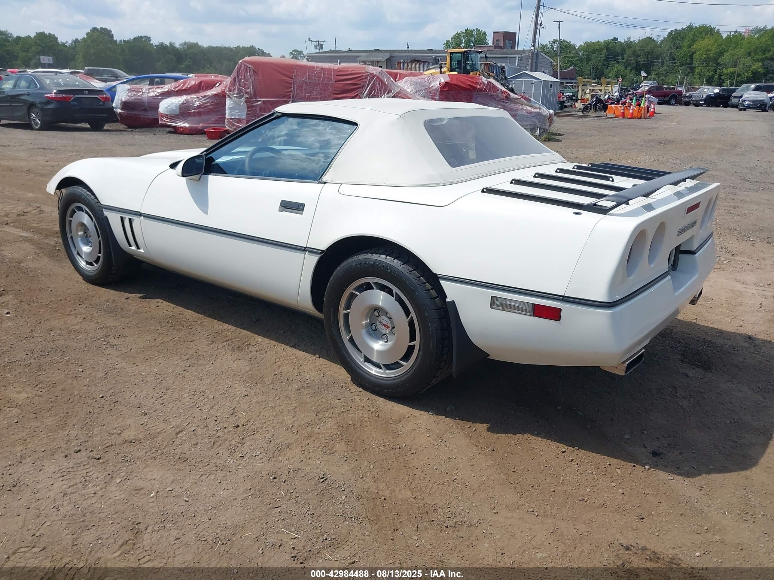 1986 Chevrolet Corvette   White vin: 1G1YY678XG5900520