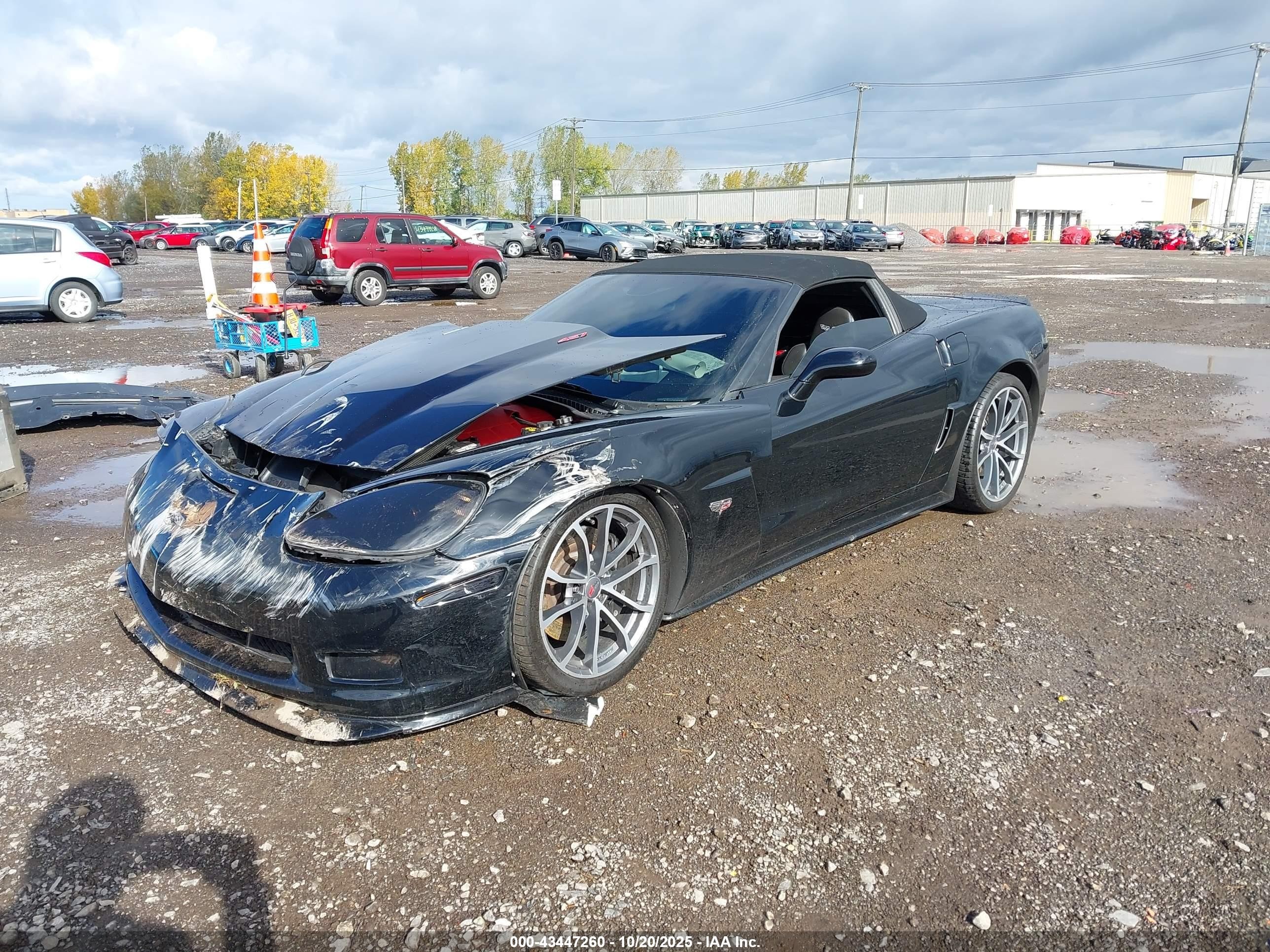 2013 Chevrolet Corvette 427 Черный vin: 1G1YZ3DE9D5702500
