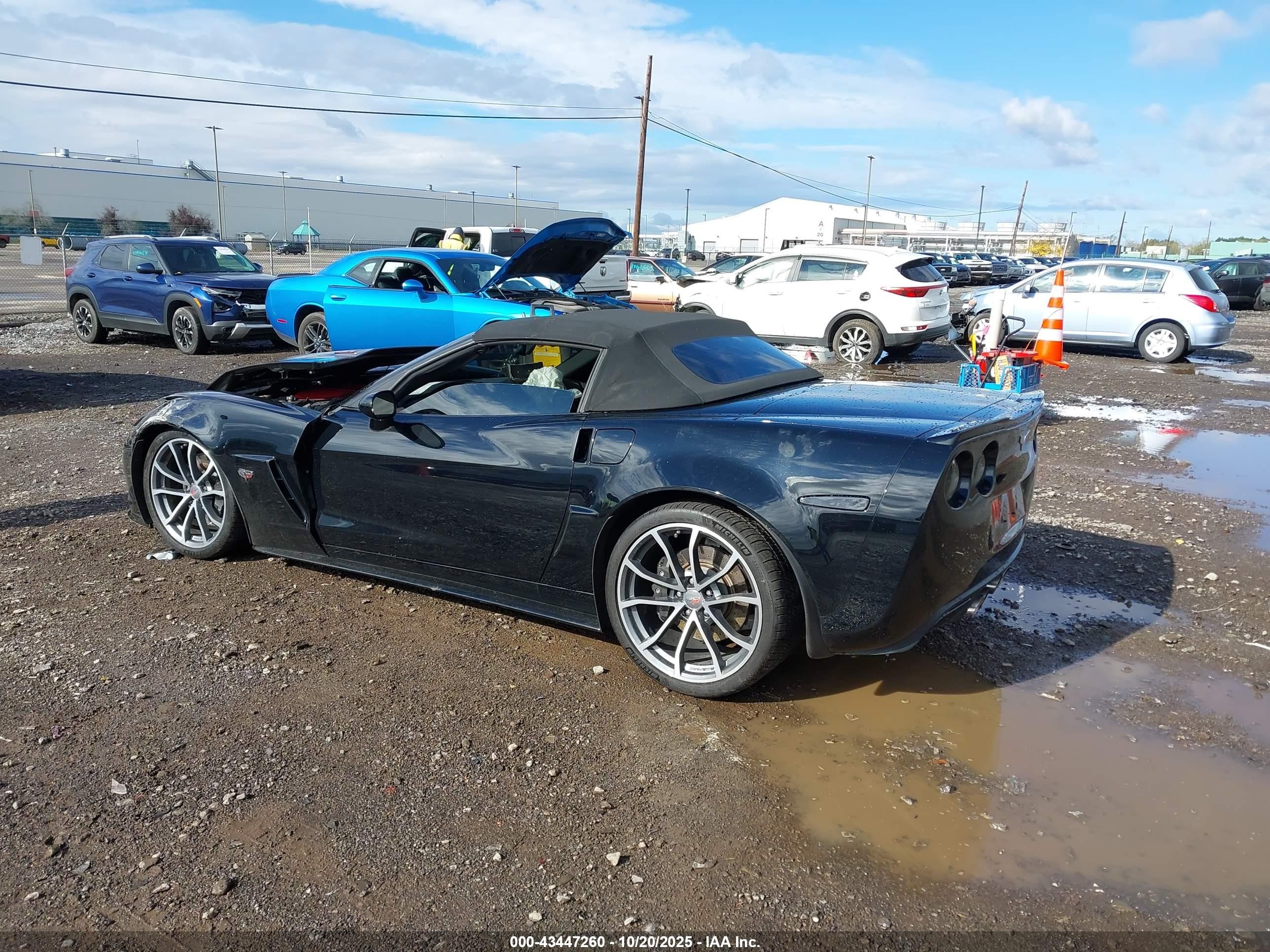 2013 Chevrolet Corvette 427 Черный vin: 1G1YZ3DE9D5702500
