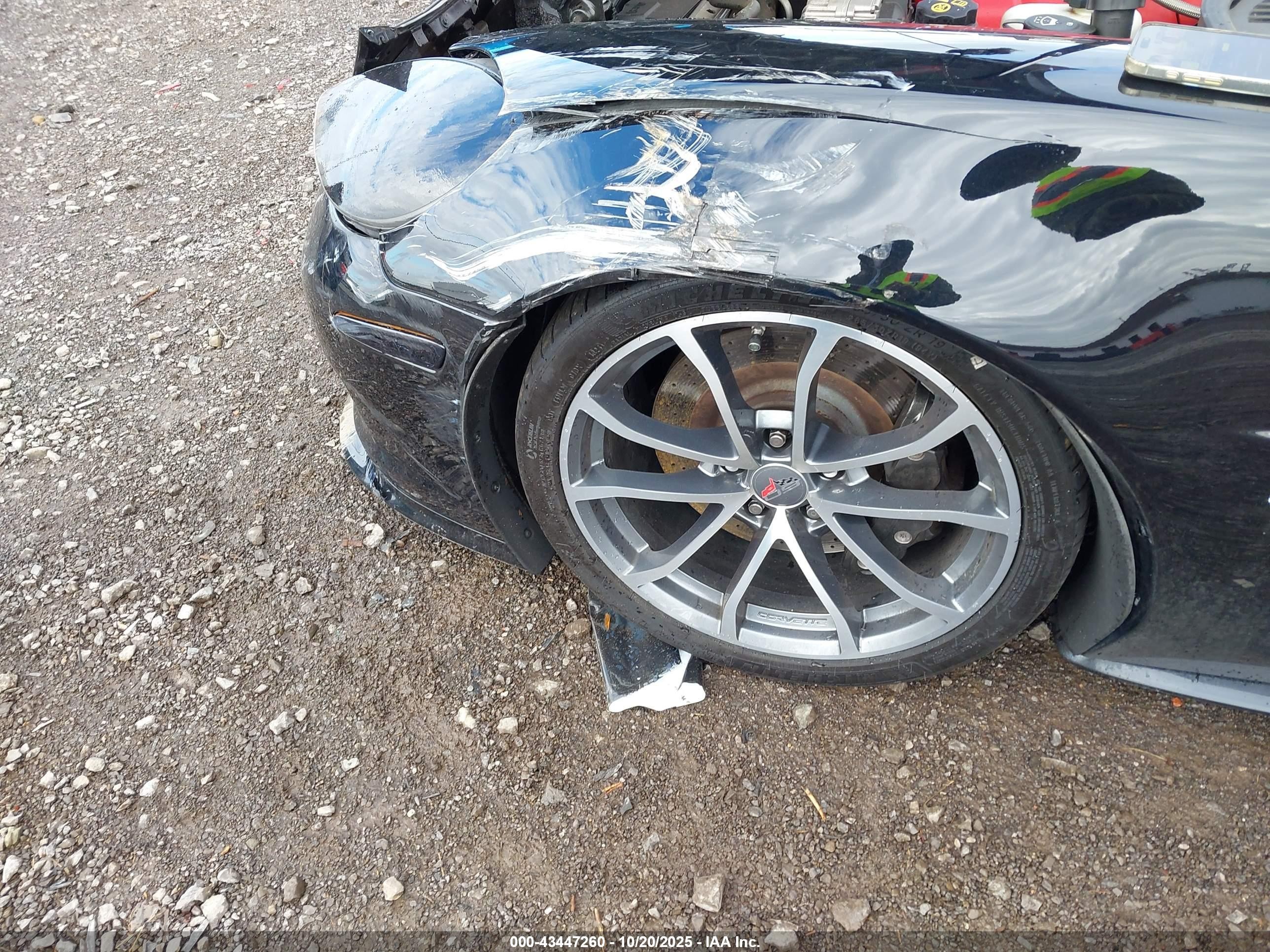 2013 Chevrolet Corvette 427 Черный vin: 1G1YZ3DE9D5702500