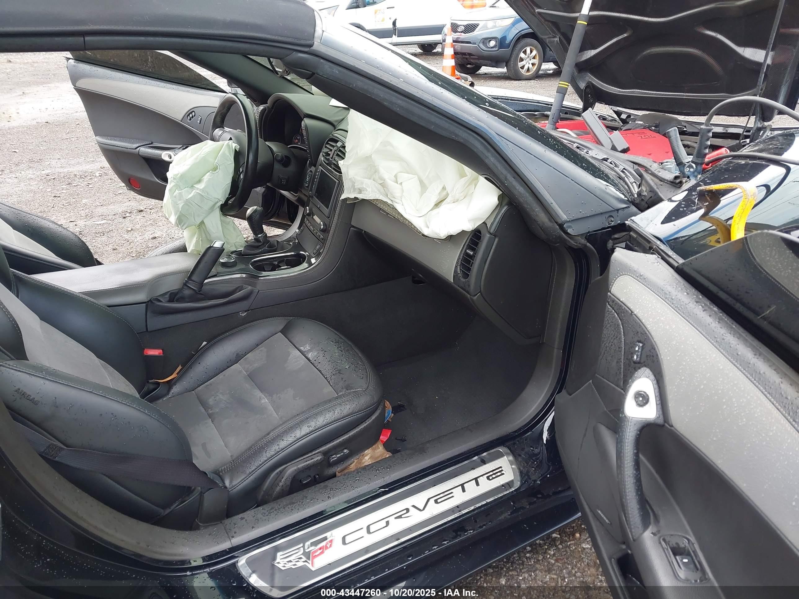 2013 Chevrolet Corvette 427 Черный vin: 1G1YZ3DE9D5702500