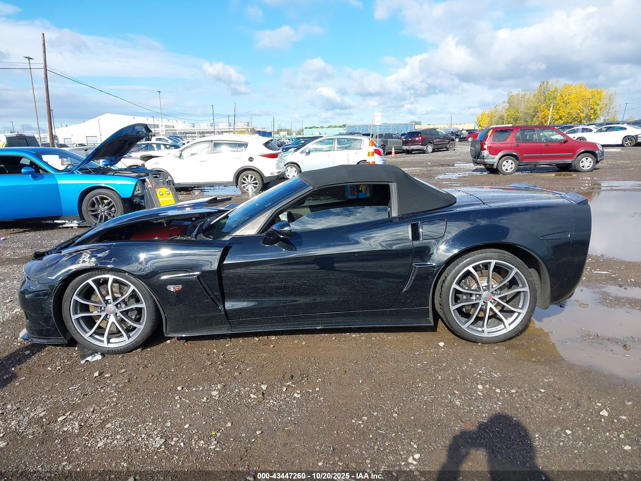 2013 Chevrolet Corvette 427 Черный vin: 1G1YZ3DE9D5702500