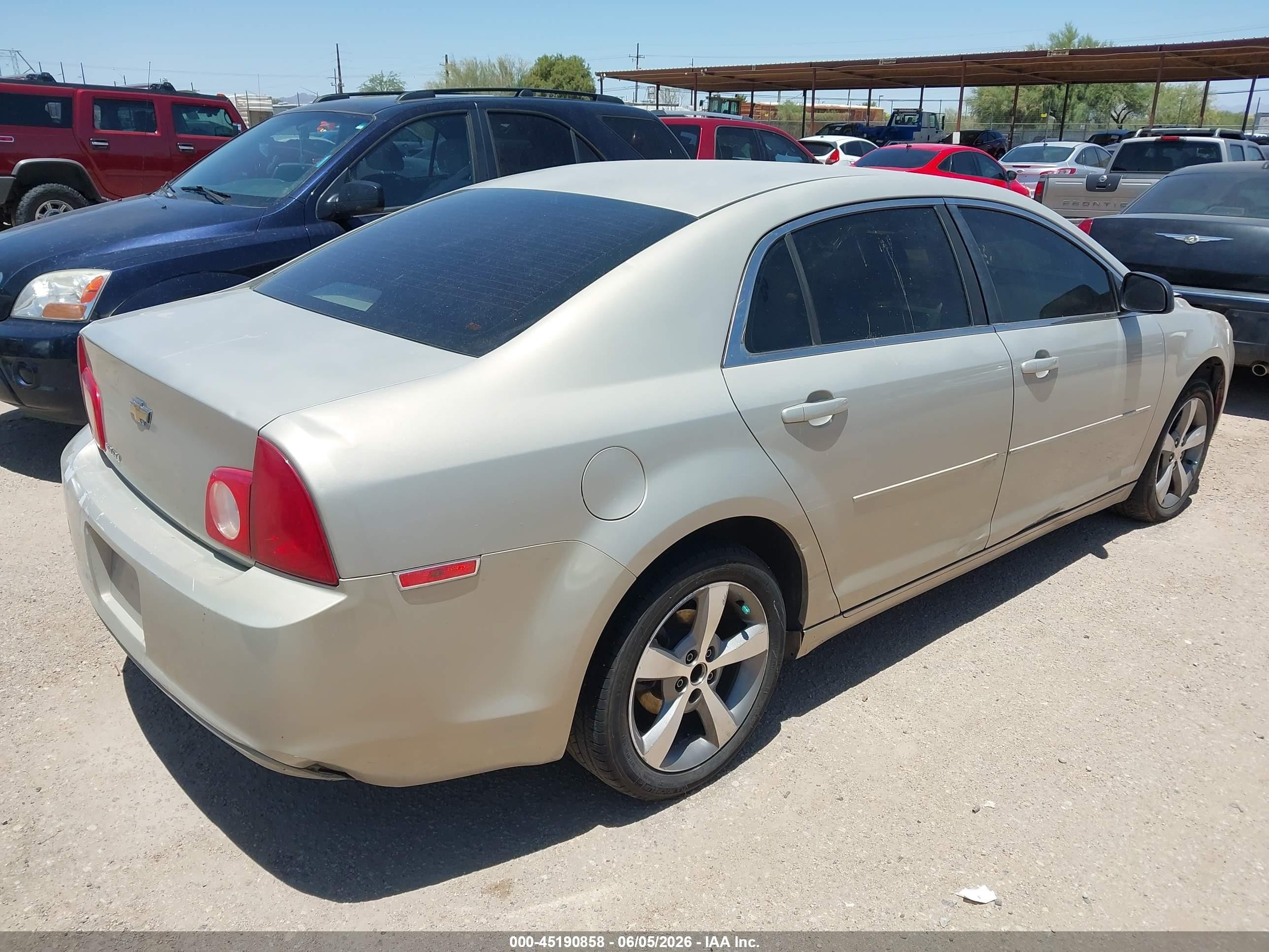 2012 Chevrolet Malibu Ls Бежевый vin: 1G1ZA5E00CF118344