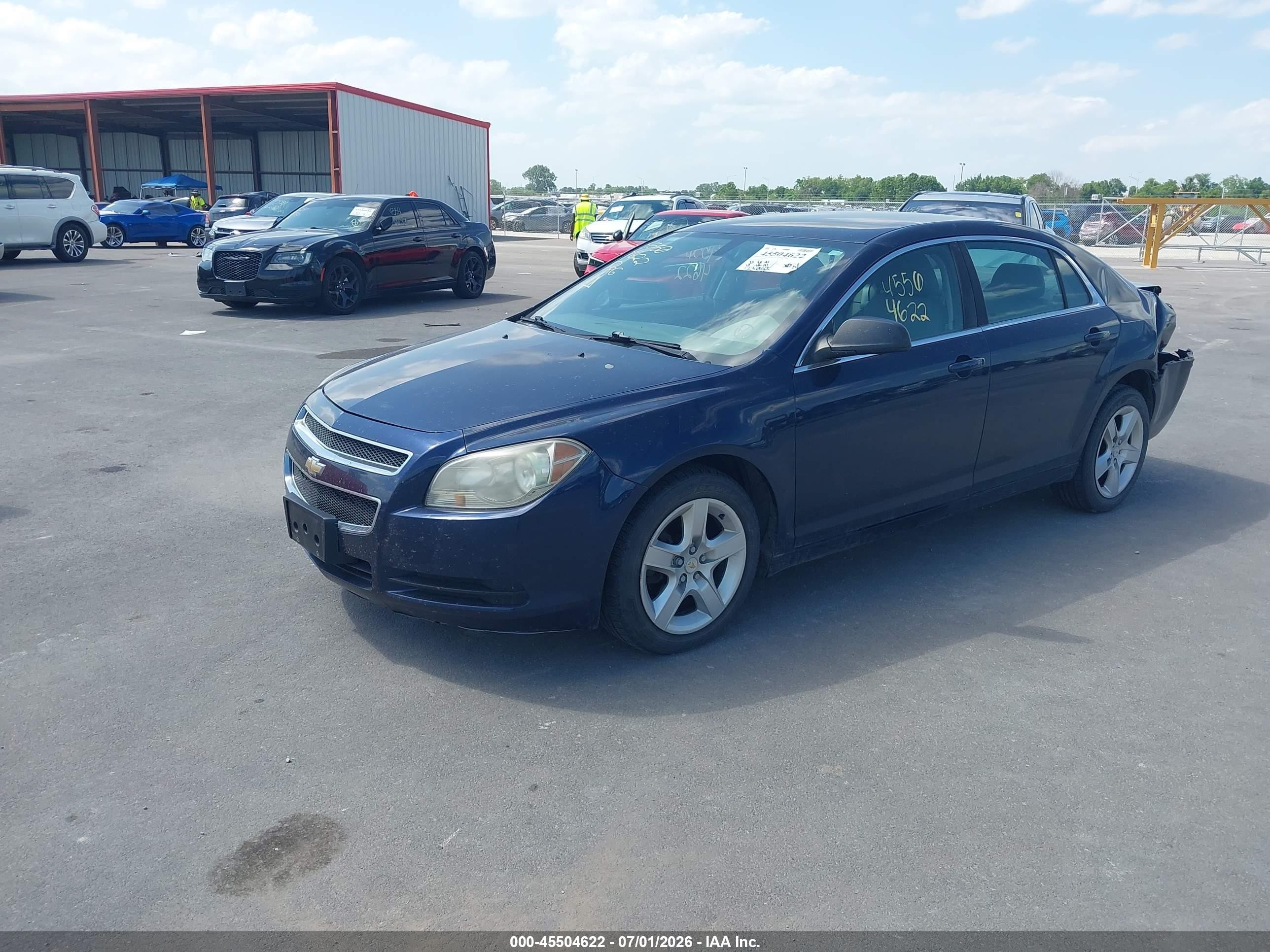 2010 Chevrolet Malibu Ls Blue vin: 1G1ZA5E01AF284126