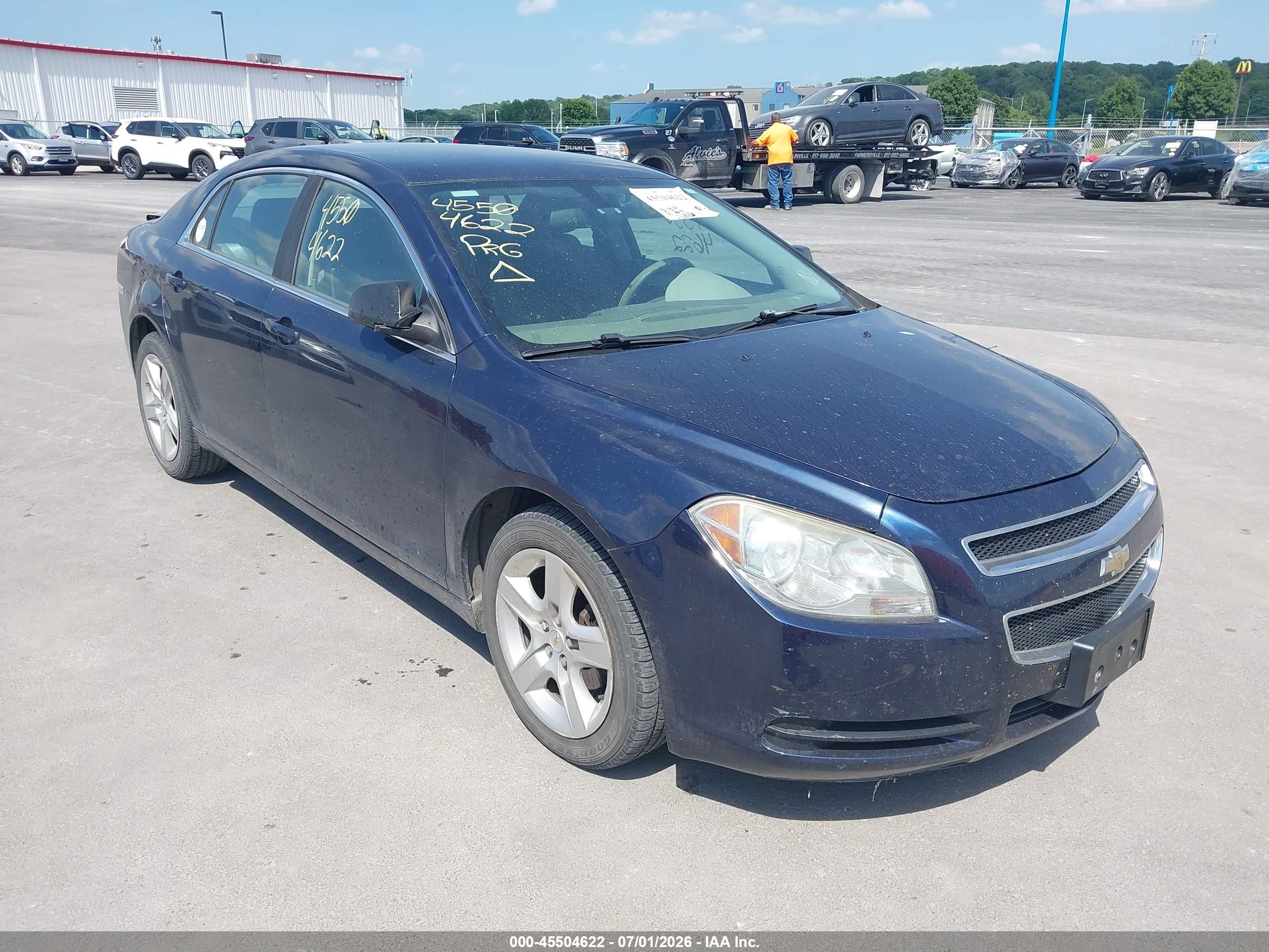 2010 Chevrolet Malibu Ls Blue vin: 1G1ZA5E01AF284126