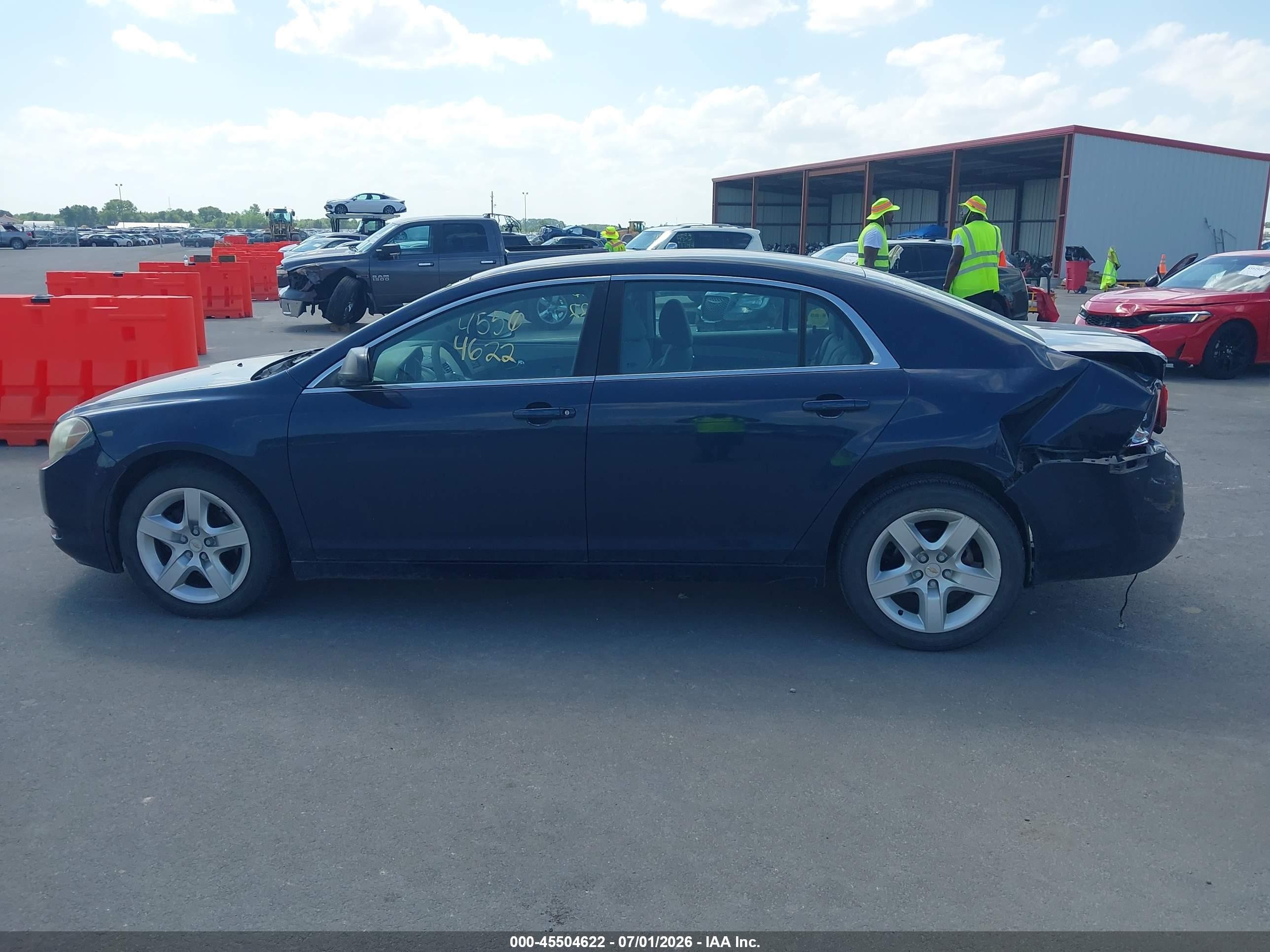 2010 Chevrolet Malibu Ls Blue vin: 1G1ZA5E01AF284126