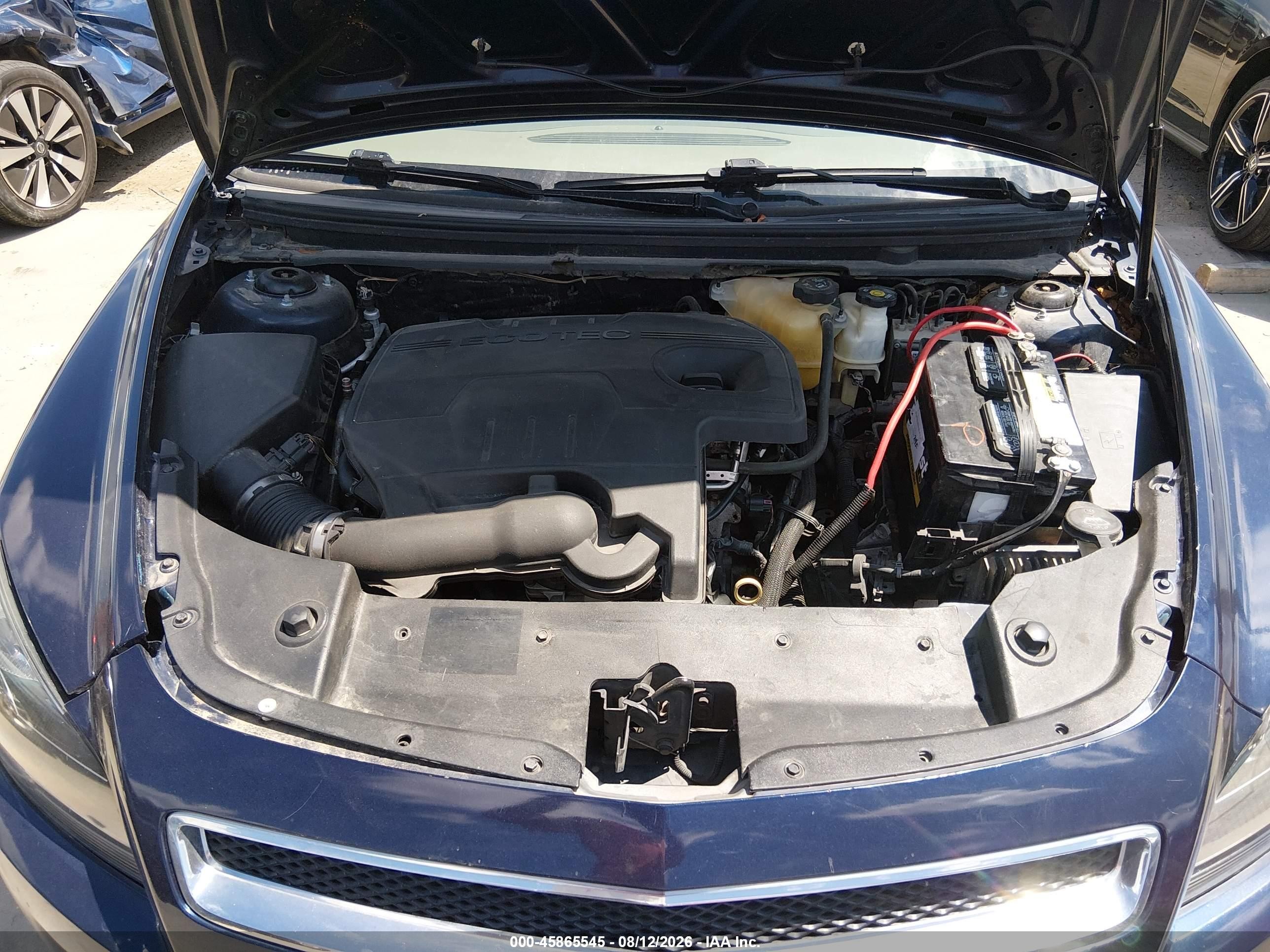 2010 Chevrolet Malibu Ls Blue vin: 1G1ZA5E02AF280425