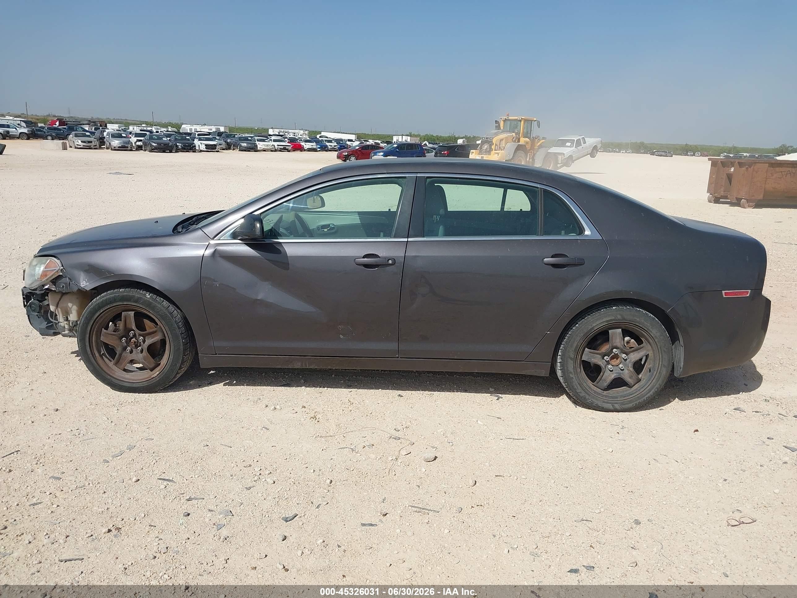 2010 Chevrolet Malibu Ls Gray vin: 1G1ZA5E02AF289027