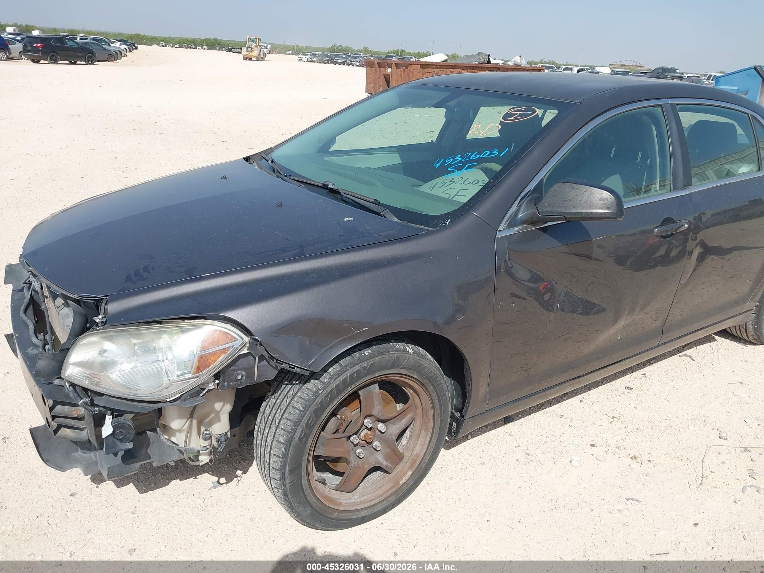 2010 Chevrolet Malibu Ls Gray vin: 1G1ZA5E02AF289027