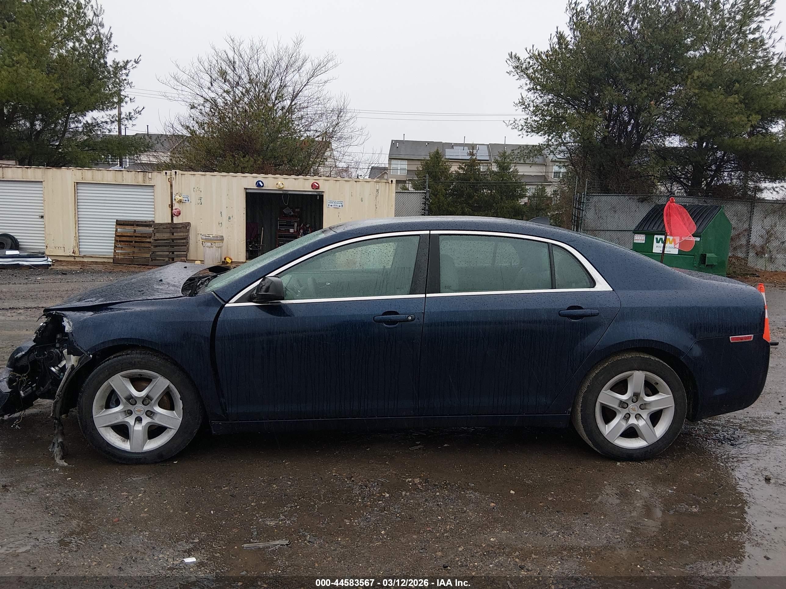 2012 Chevrolet Malibu Ls Синий vin: 1G1ZA5E04CF236607