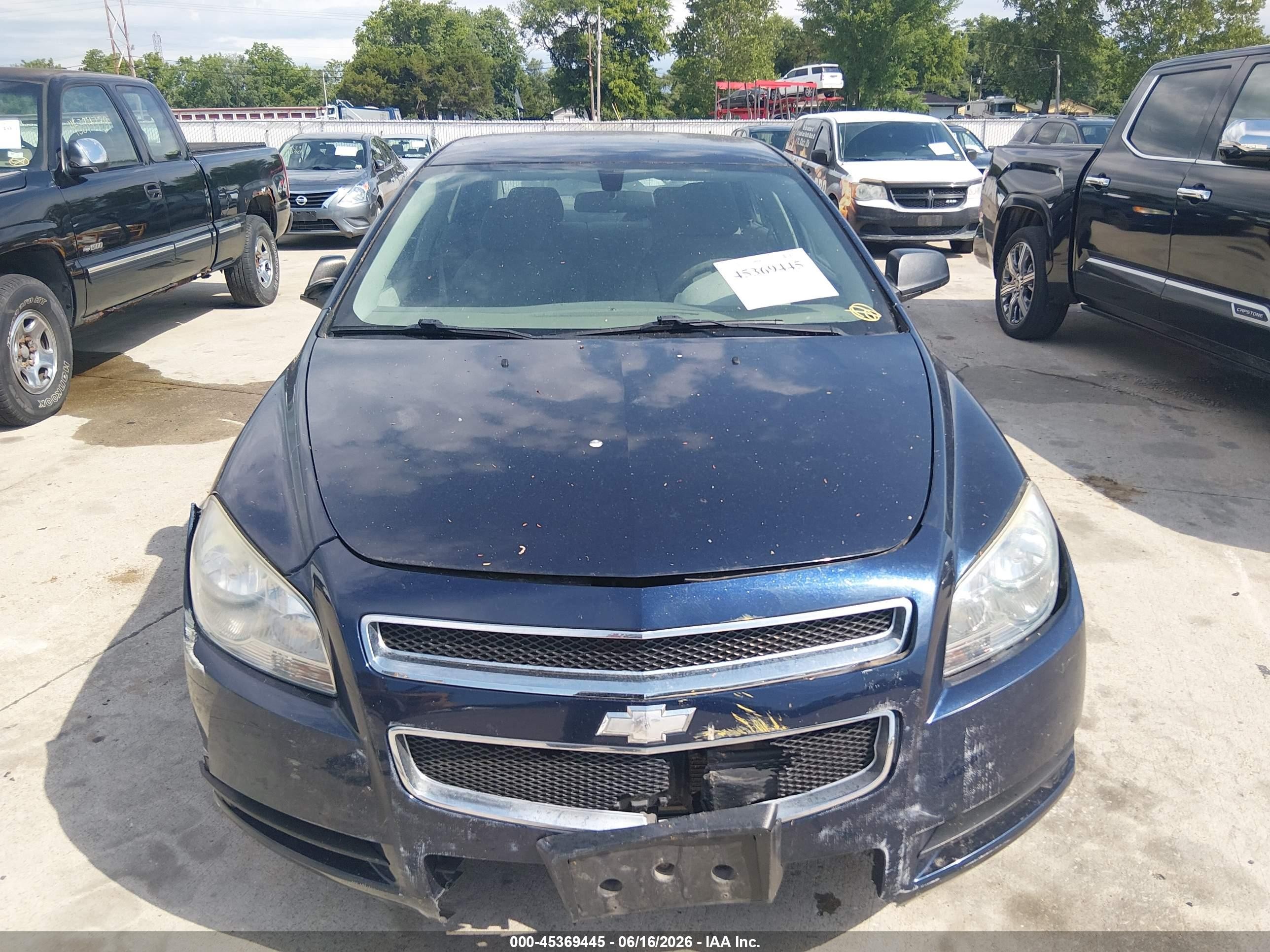 2010 Chevrolet Malibu Ls Blue vin: 1G1ZA5E05AF284307