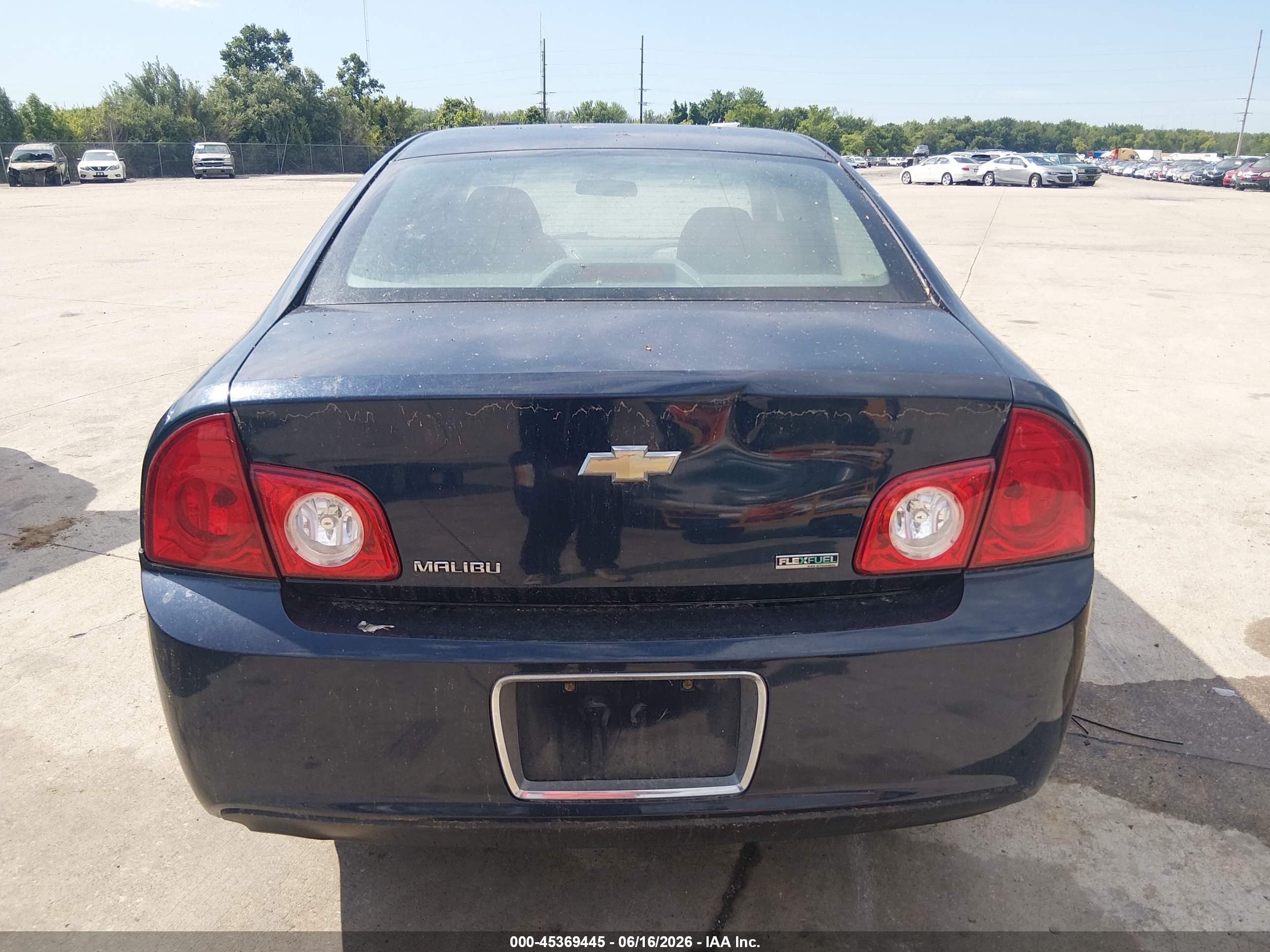 2010 Chevrolet Malibu Ls Blue vin: 1G1ZA5E05AF284307