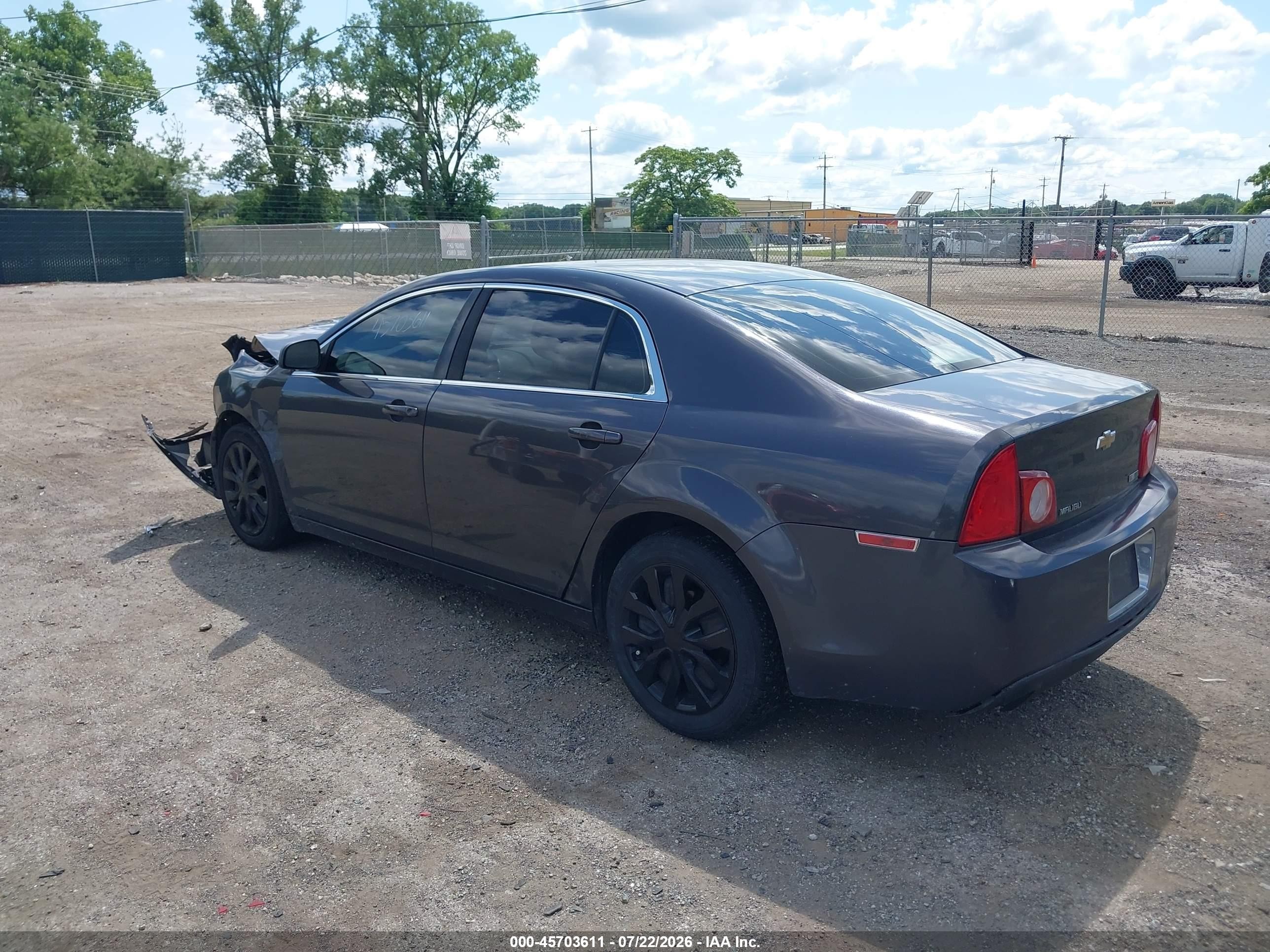 2010 Chevrolet Malibu Ls Gray vin: 1G1ZA5E06AF279147